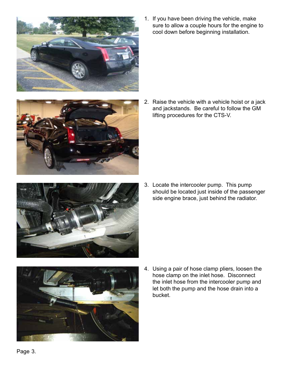 Lingenfelter L330030709 CTSV High Flow Intercooler Pump Upgrade Kit v1.0 User Manual | Page 4 / 10