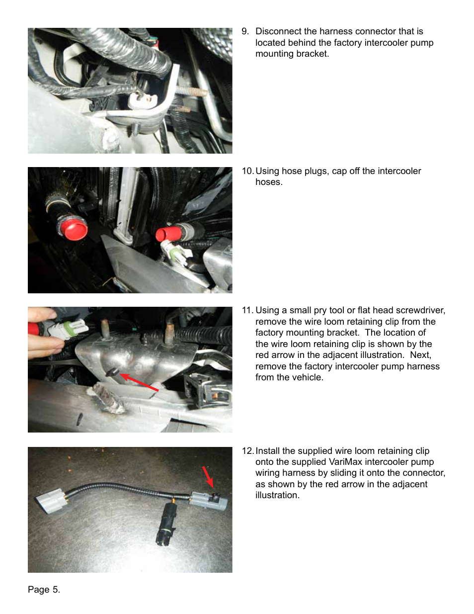 Lingenfelter L330030709 CTSV High Flow Intercooler Pump Upgrade Kit v1.0 User Manual | Page 6 / 10