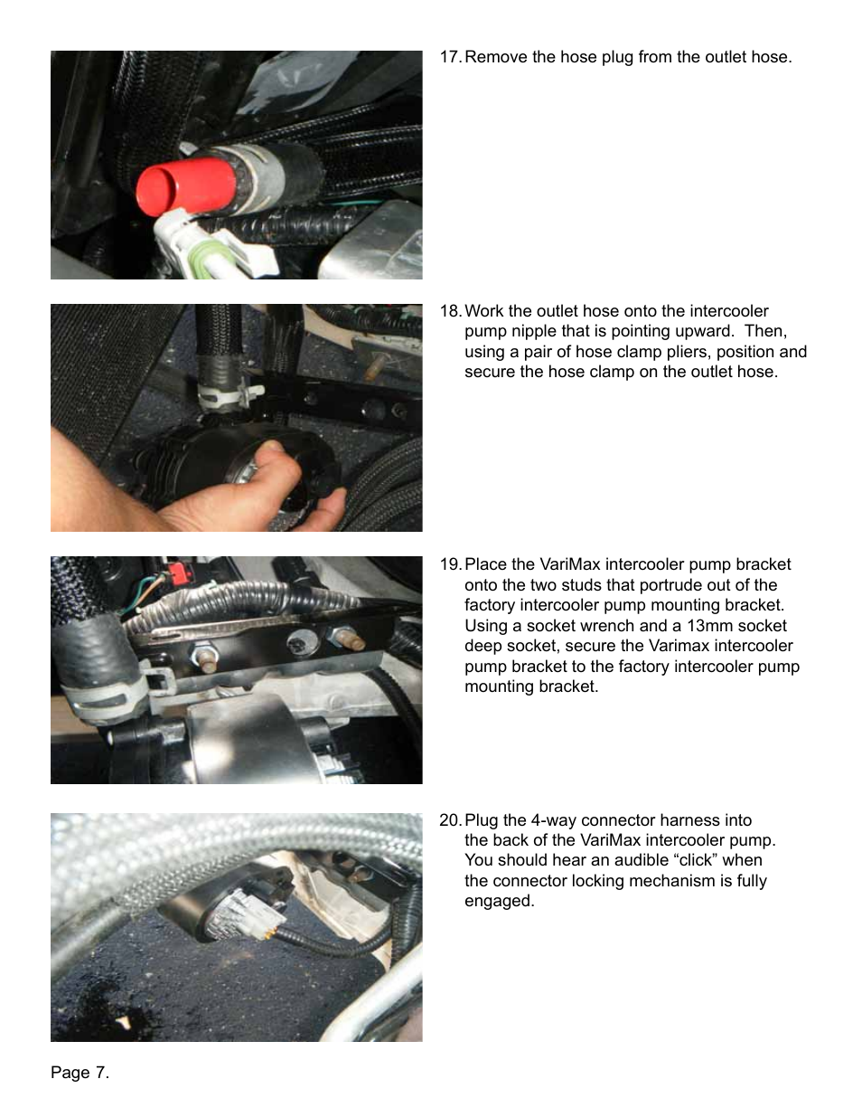 Lingenfelter L330030709 CTSV High Flow Intercooler Pump Upgrade Kit v1.0 User Manual | Page 8 / 10