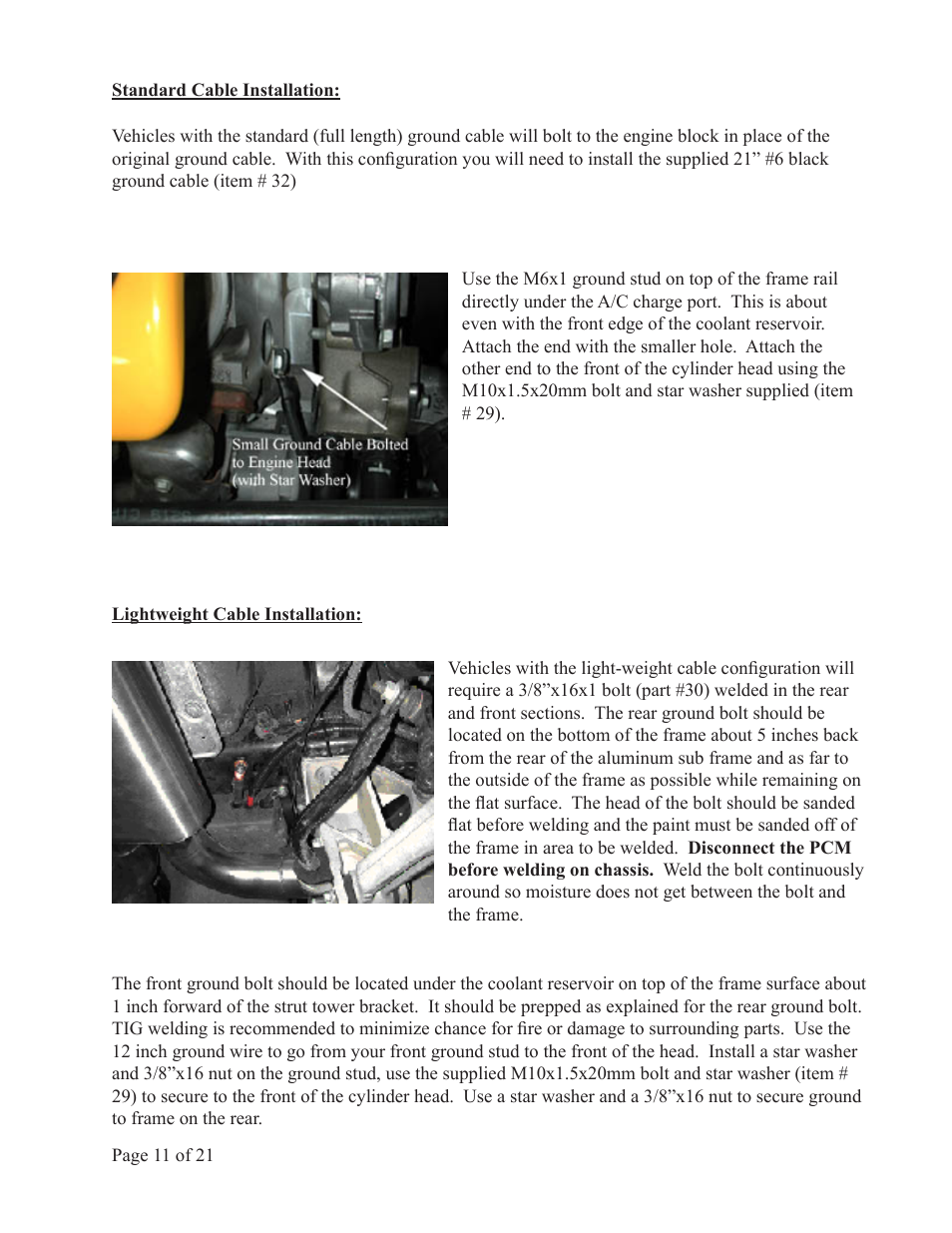 Lingenfelter L450010197 L450020197 Lingenfelter C5 Corvette Battery Relocation v1.5 User Manual | Page 12 / 22