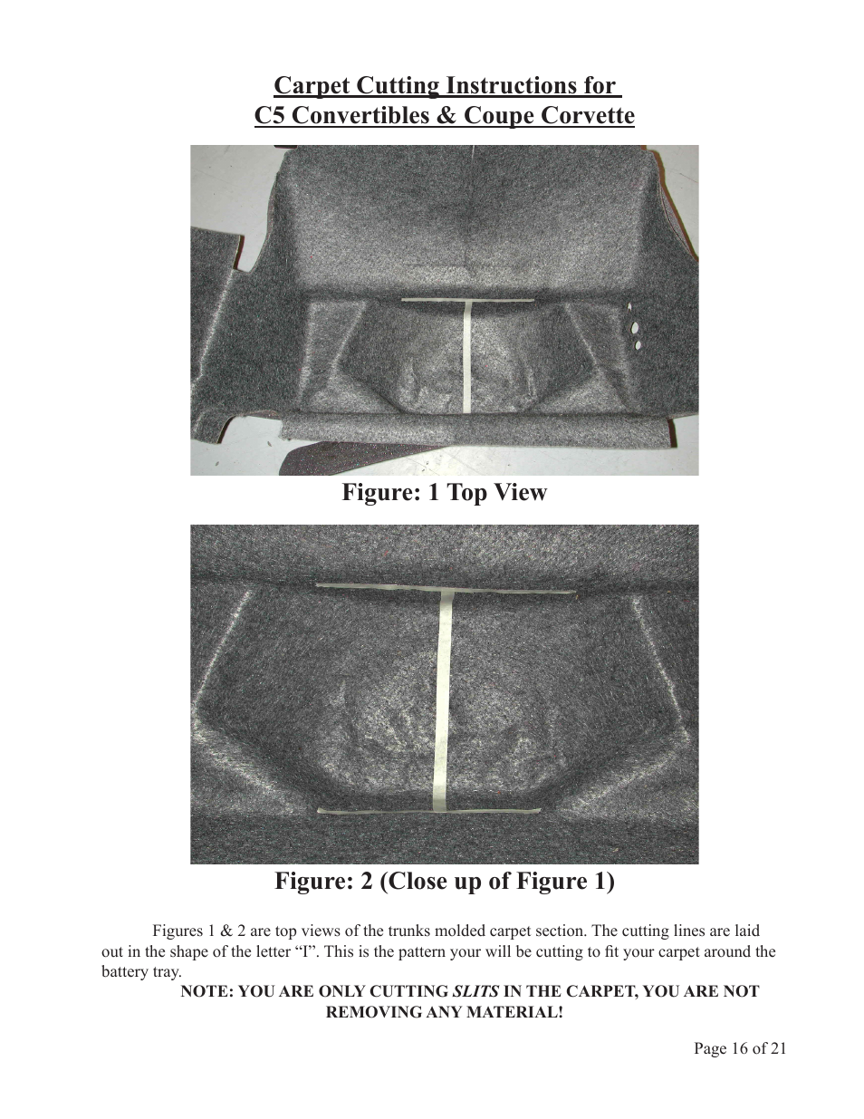 Figure: 1 top view | Lingenfelter L450010197 L450020197 Lingenfelter C5 Corvette Battery Relocation v1.5 User Manual | Page 17 / 22