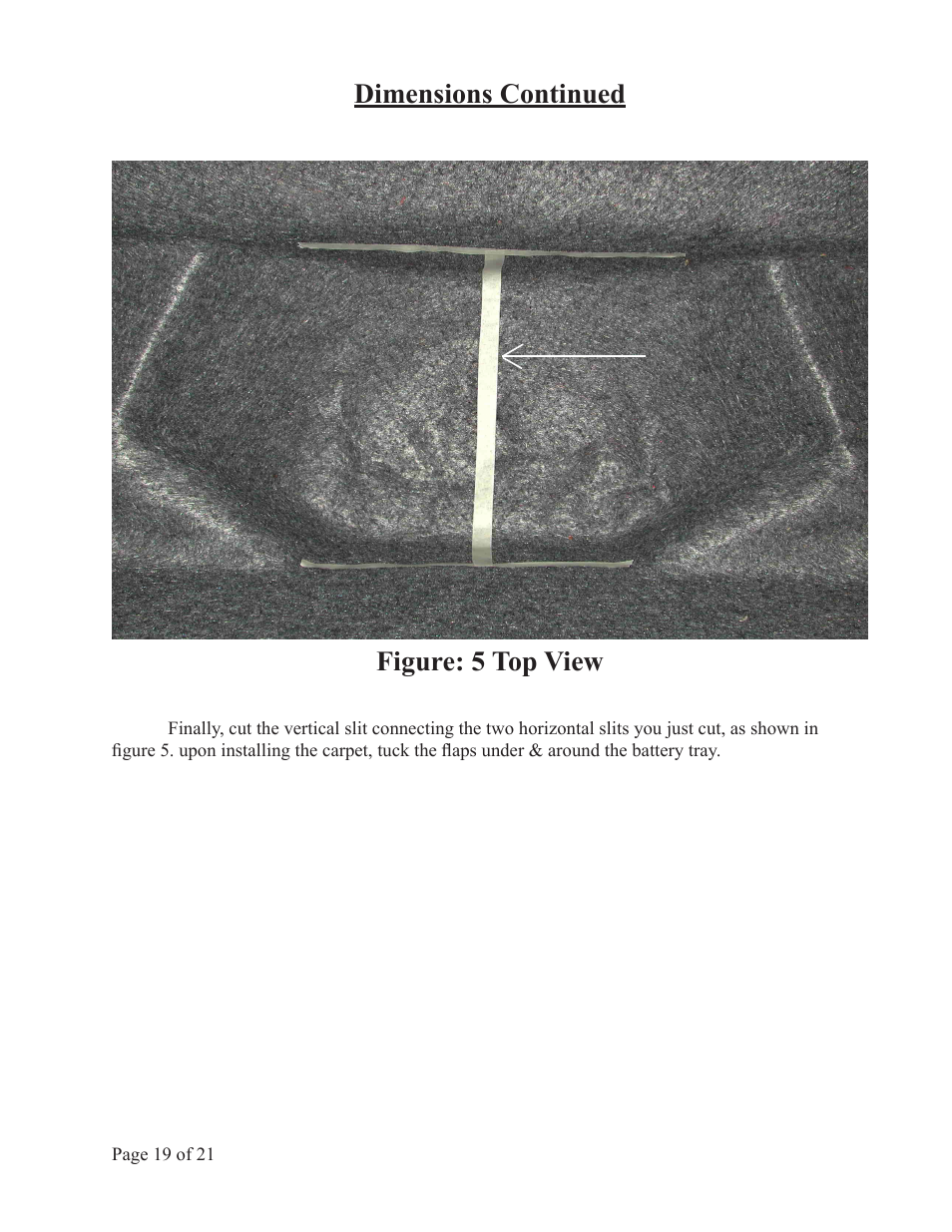 Figure: 5 top view, Dimensions continued | Lingenfelter L450010197 L450020197 Lingenfelter C5 Corvette Battery Relocation v1.5 User Manual | Page 20 / 22