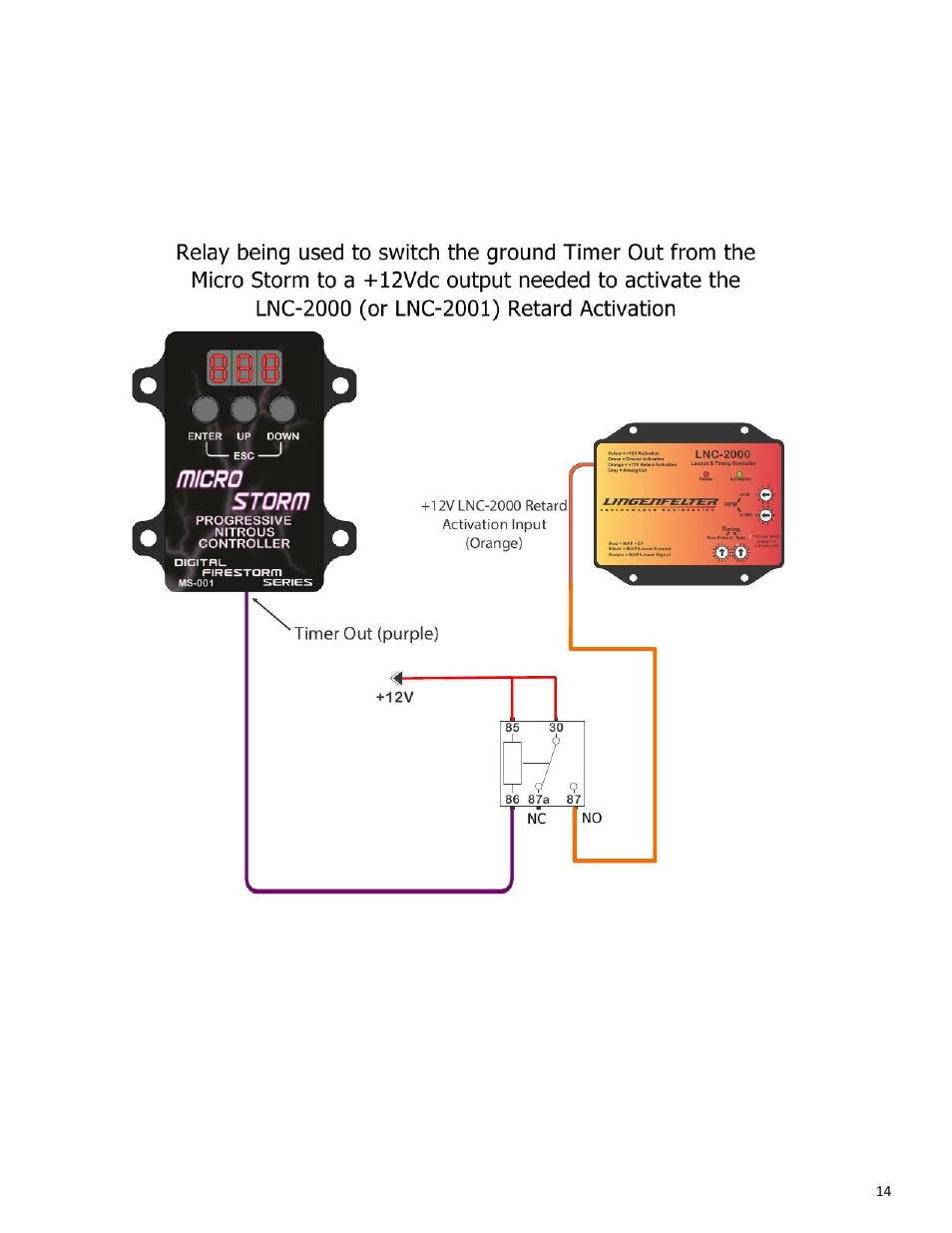 Lingenfelter L460330000 Micro Storm MS-001 2-Stage Dual Ramp Progressive Nitrous Controller v 2.6 User Manual | Page 14 / 14