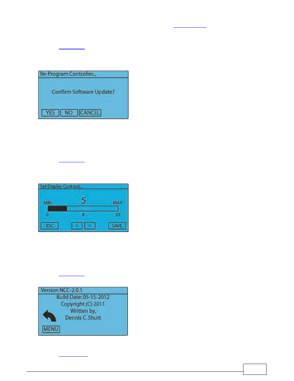 12 display contrast | Lingenfelter L460240000 Lingenfelter NCC-002 Nitrous Control Center v1.5 User Manual | Page 67 / 175