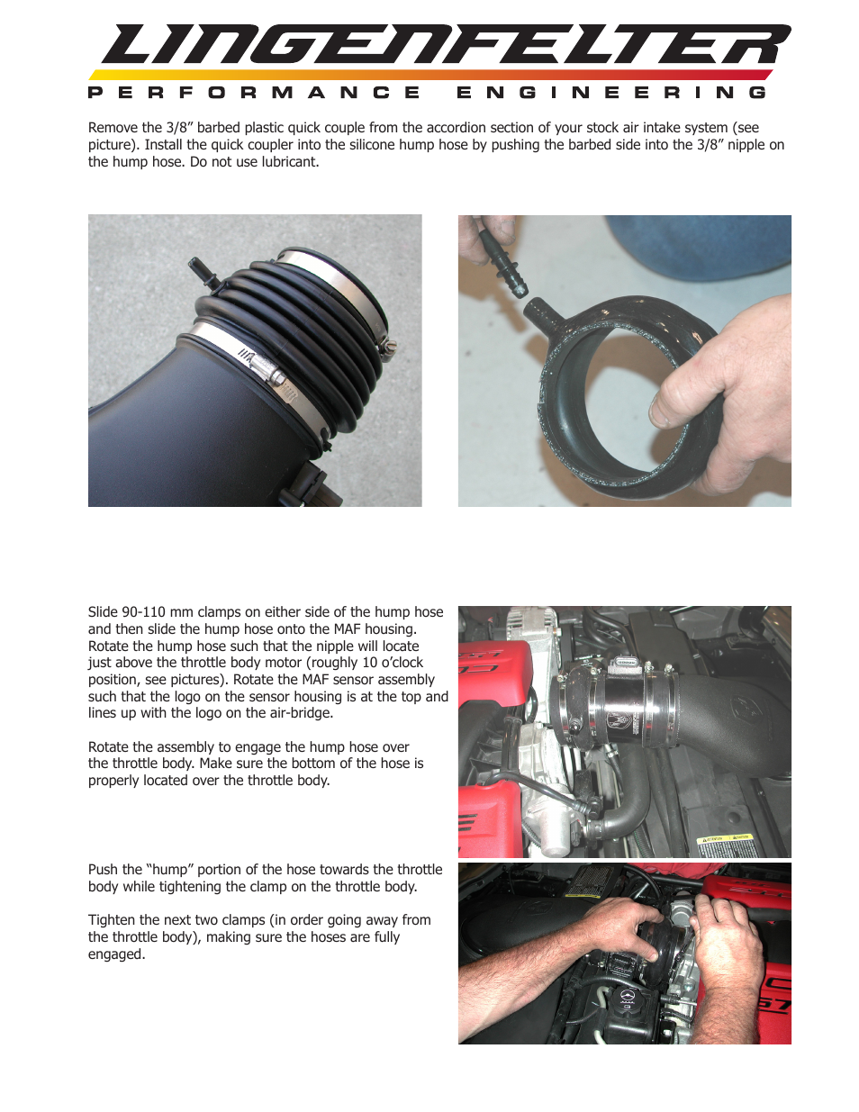 Lingenfelter L650090206 Lingenfelter C6 Z06 Corvette Air Intake 2006-2013 v3.04 User Manual | Page 7 / 11