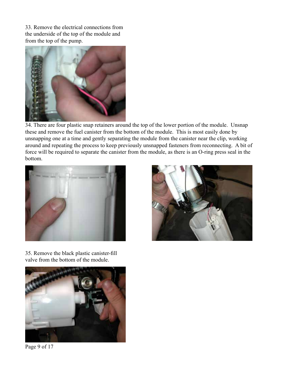 Lingenfelter L710660504 Lingenfelter Pontiac GTO Fuel Pump 2003-2006 v4.41 User Manual | Page 10 / 18