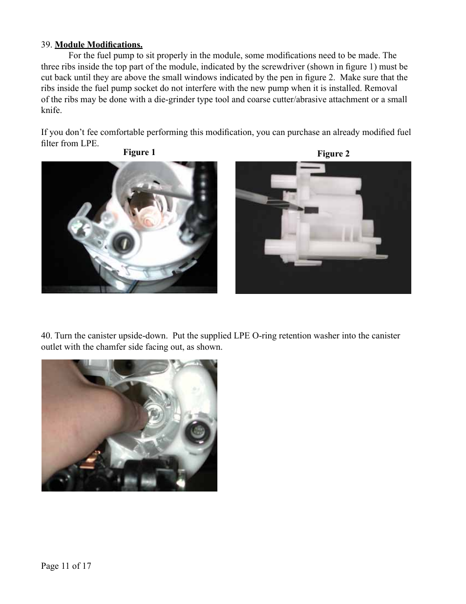 Lingenfelter L710660504 Lingenfelter Pontiac GTO Fuel Pump 2003-2006 v4.41 User Manual | Page 12 / 18