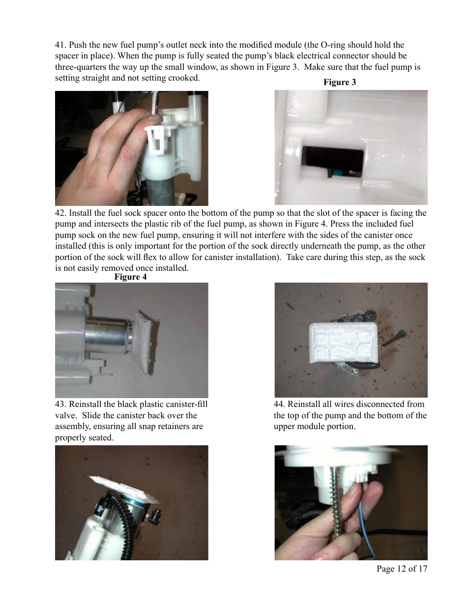 Lingenfelter L710660504 Lingenfelter Pontiac GTO Fuel Pump 2003-2006 v4.41 User Manual | Page 13 / 18
