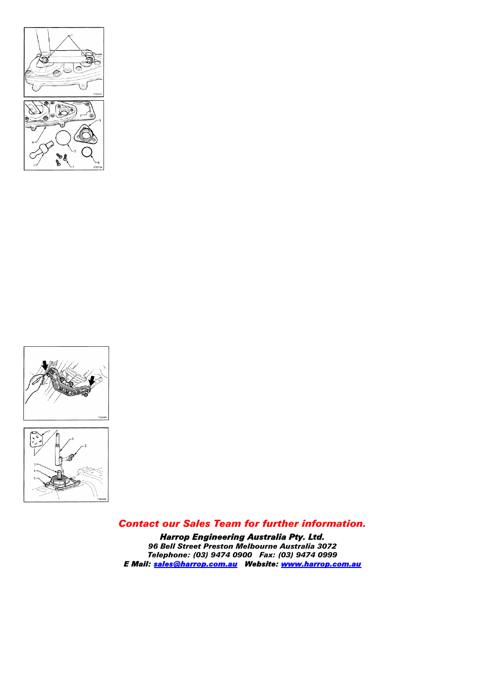Contact our sales team for further information | Lingenfelter Harrop GTO Short Throw Shifter MT User Manual | Page 2 / 2
