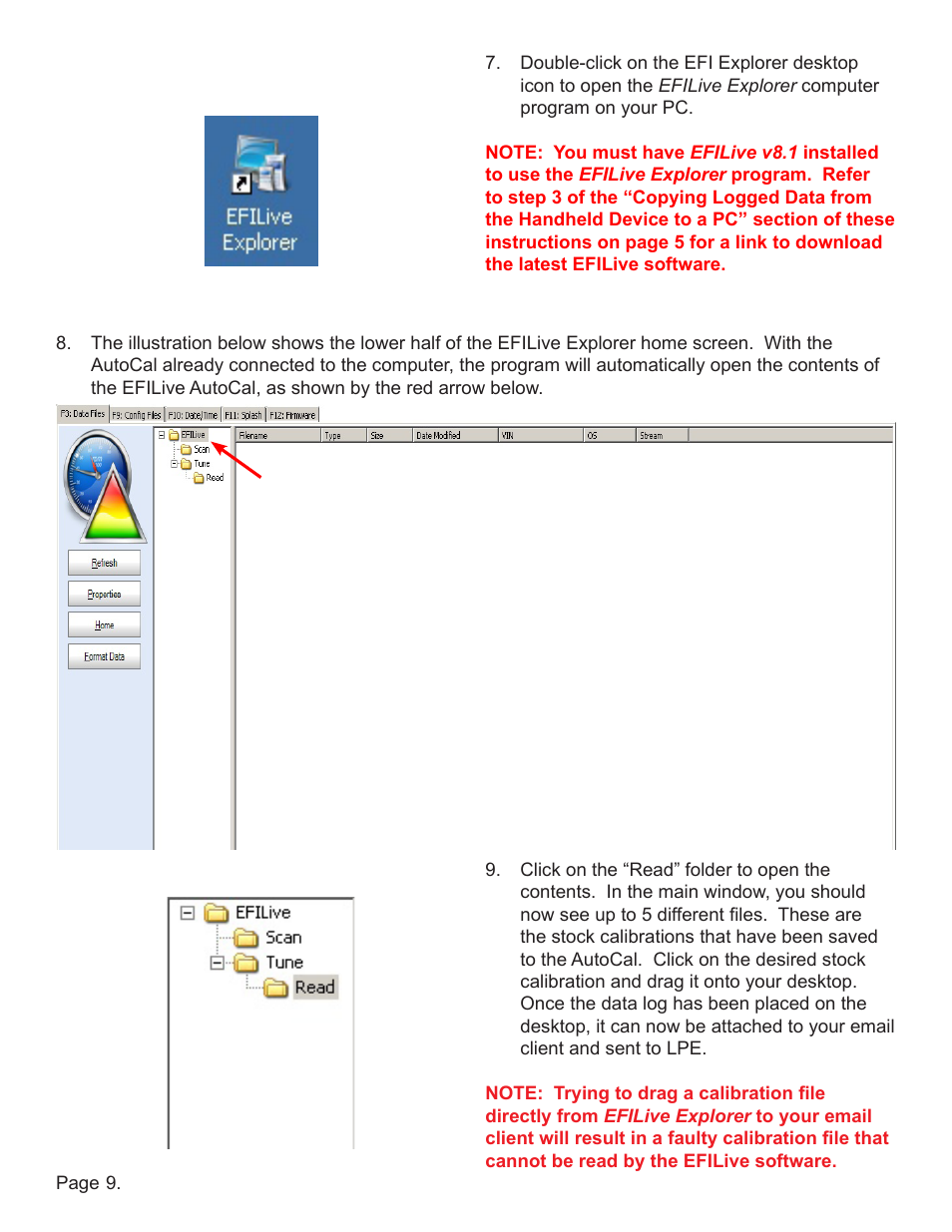 Lingenfelter EFILive AutoCal Instructions v0.6 User Manual | Page 10 / 15