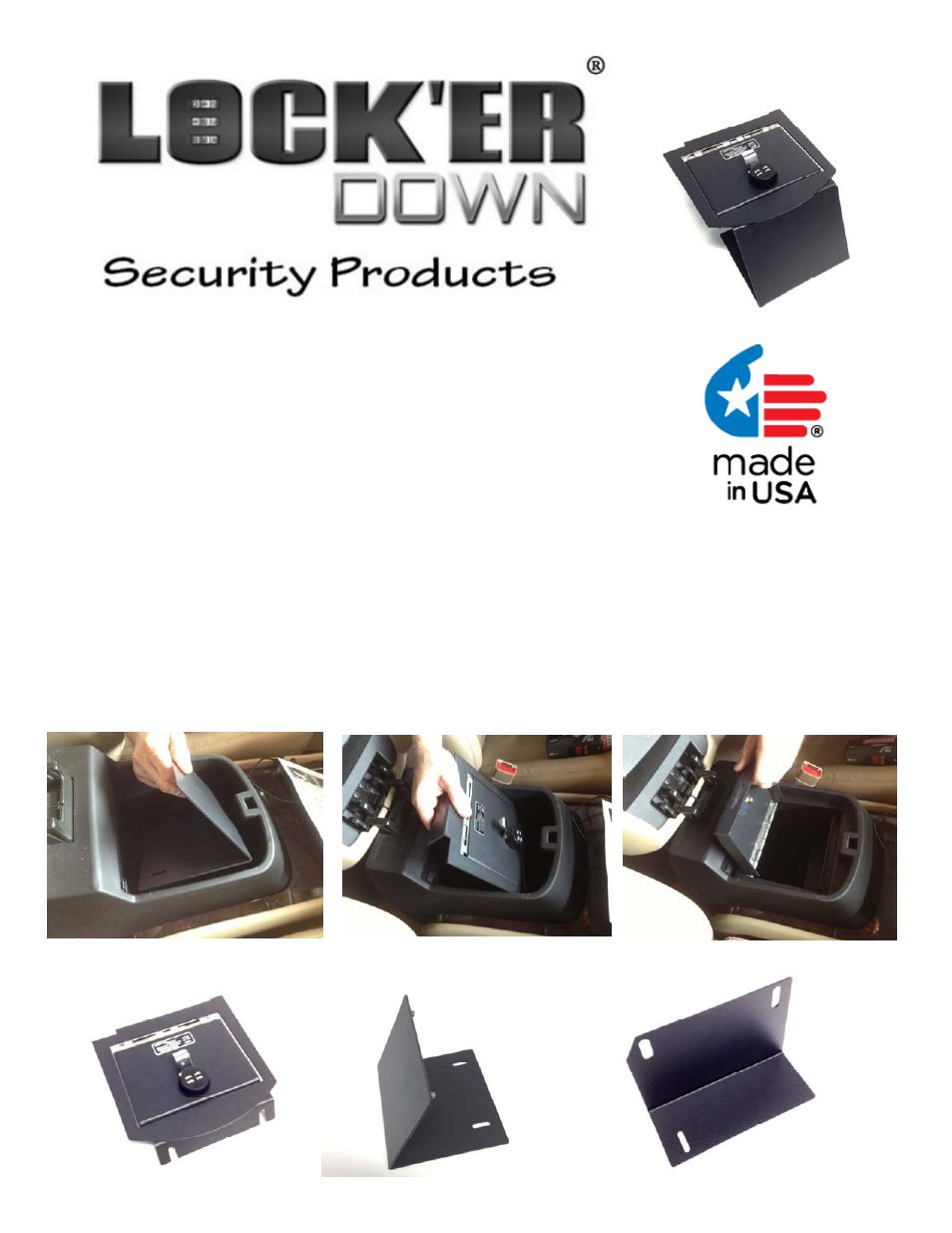 Lock'er Down Model LD 2018 User Manual | 2 pages