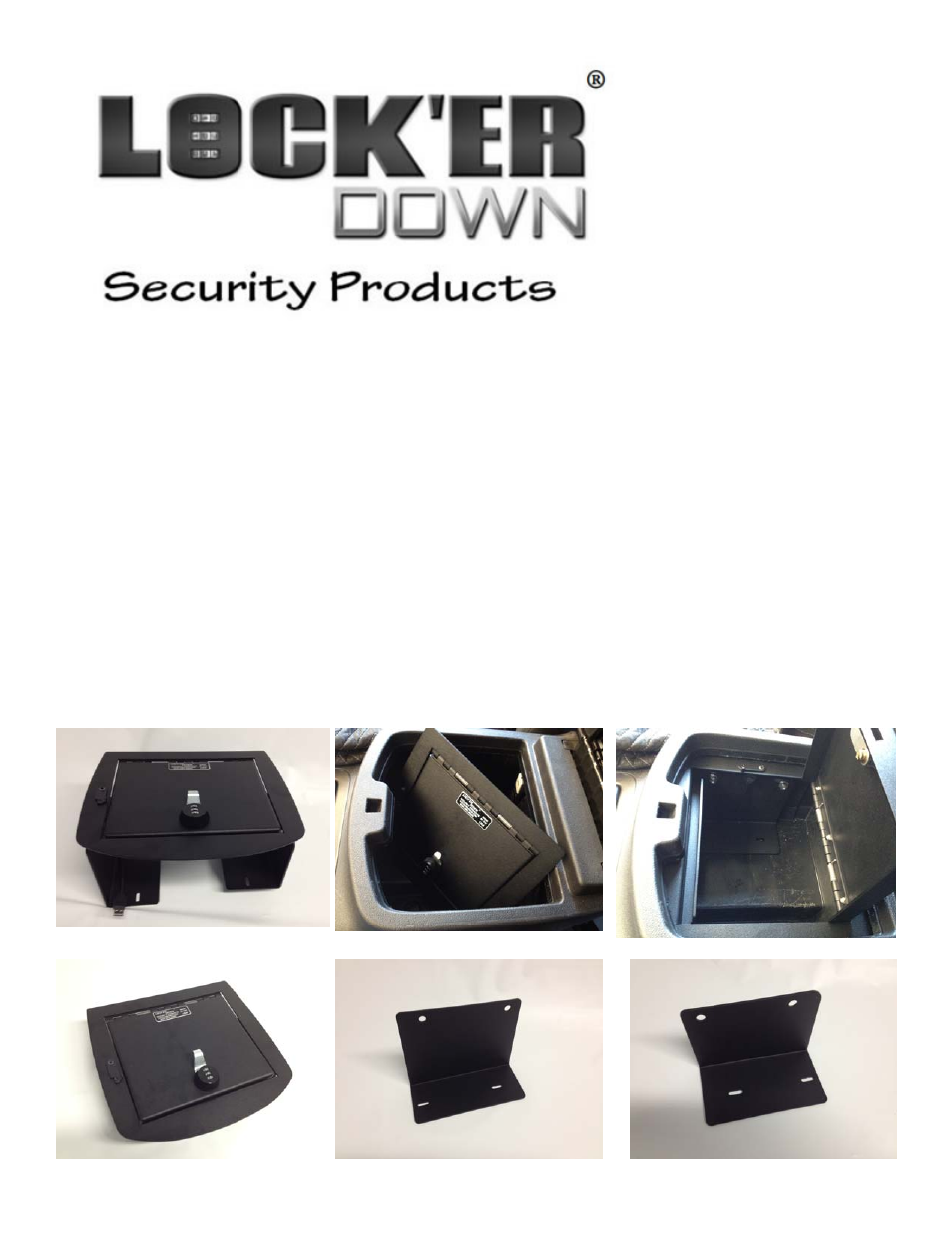 Lock'er Down Model LD 2019 User Manual | 2 pages