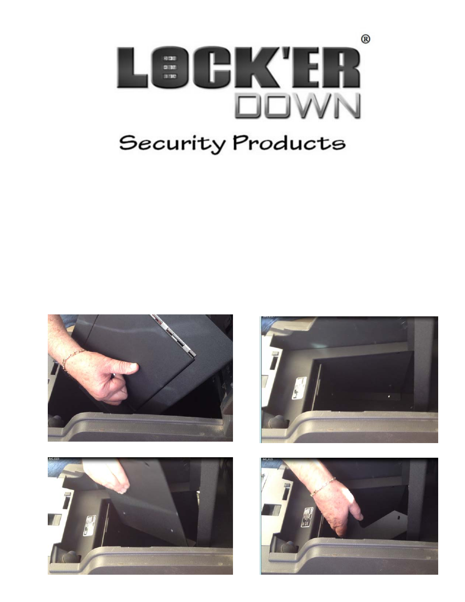 Lock'er Down Model LD 2034 User Manual | 1 page