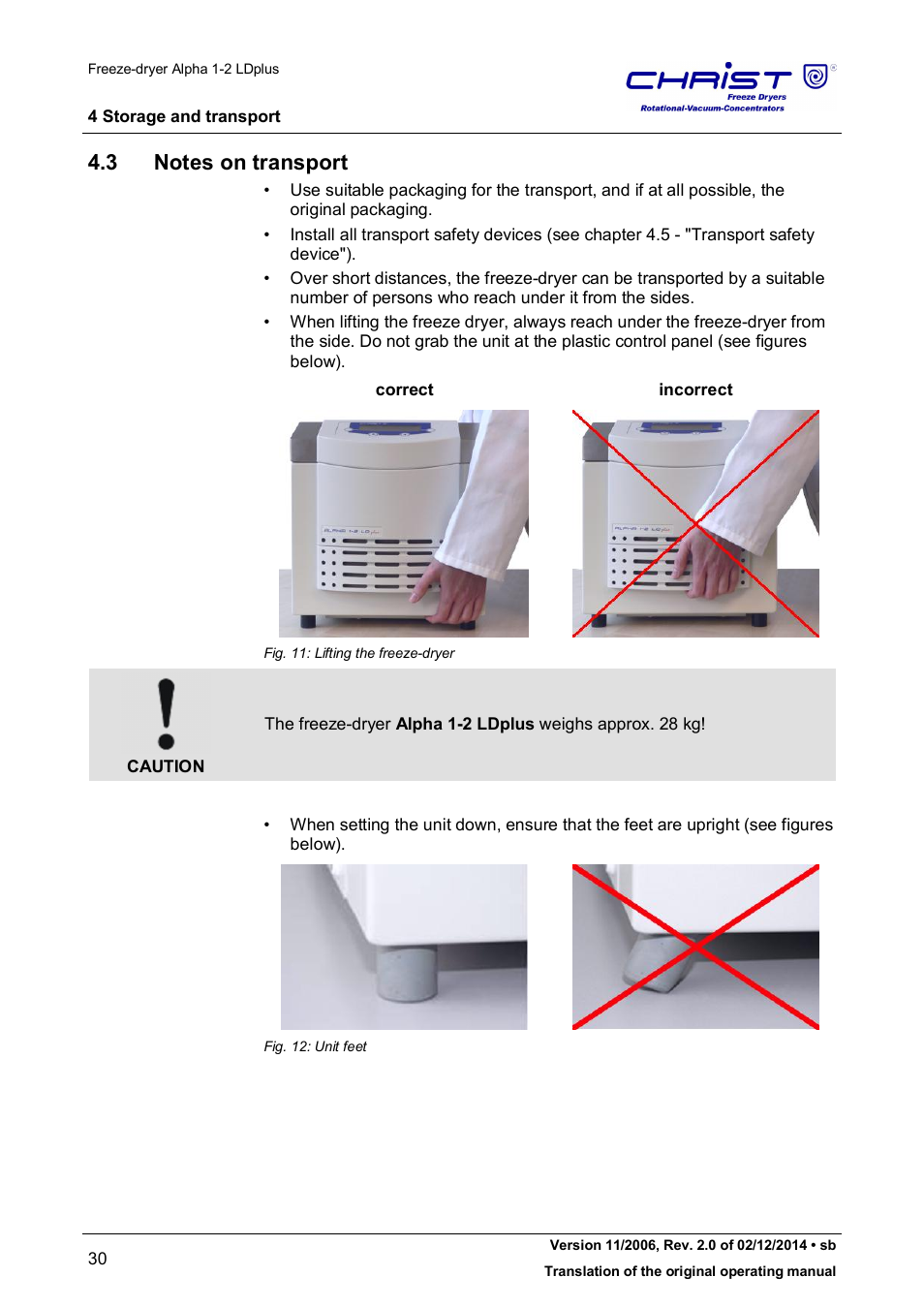 Martin Christ Alpha 1-2 LDplus User Manual | Page 30 / 96