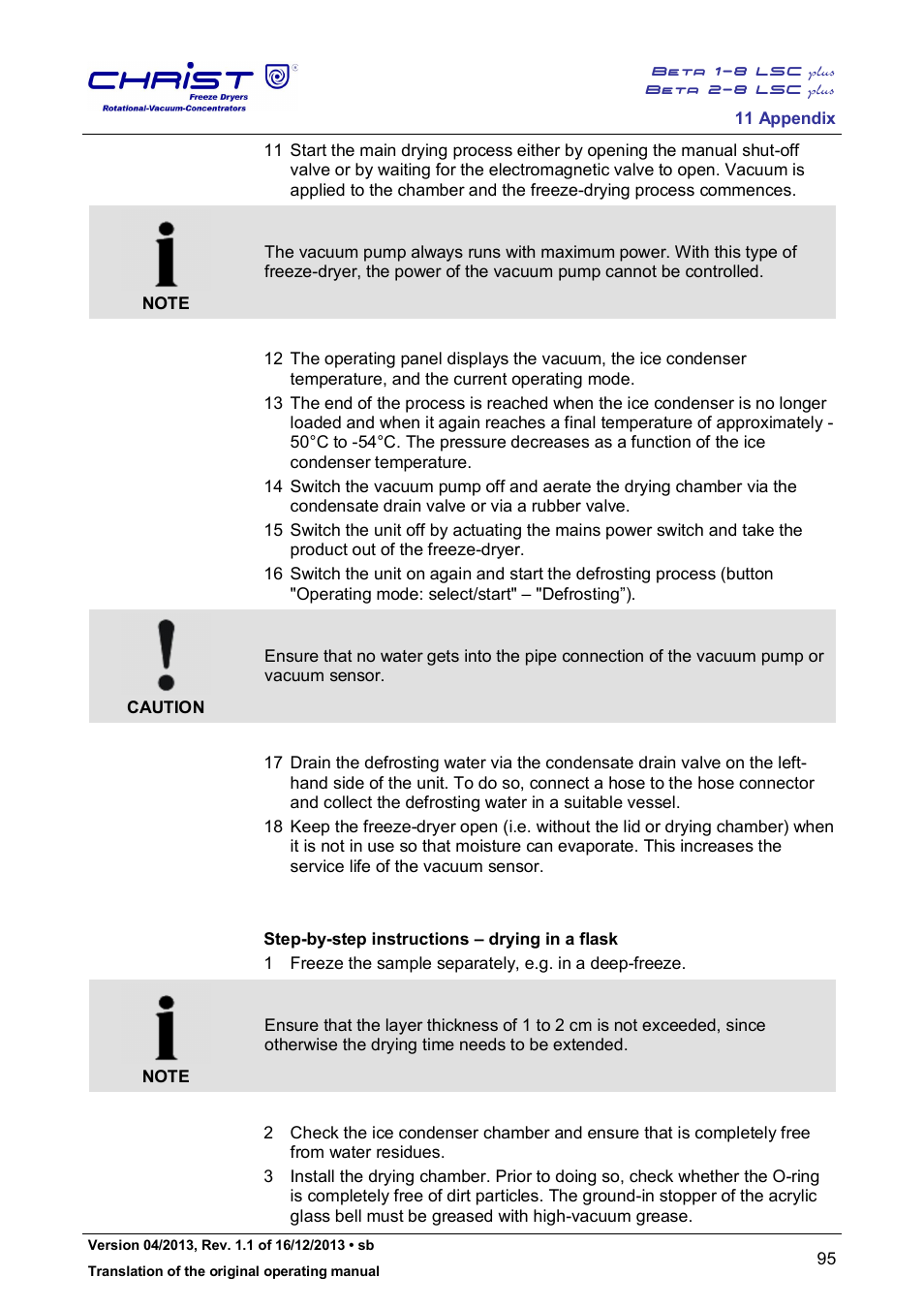 Martin Christ Beta 2-8 LSCplus User Manual | Page 95 / 121