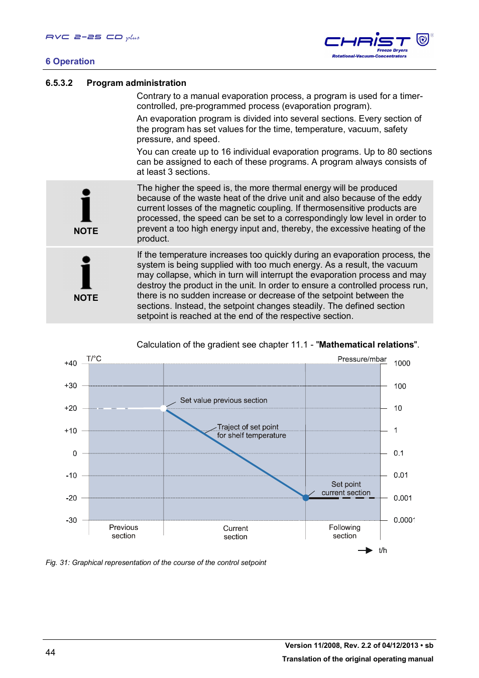 Martin Christ RVC 2-25 CDplus User Manual | Page 44 / 86