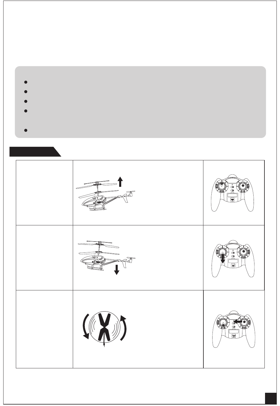 Hints, Operating | Meijiaxin Toys T20 User Manual | Page 4 / 6