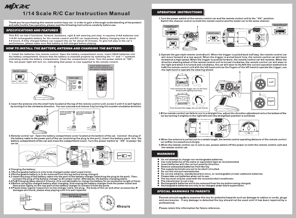 Meijiaxin Toys 8502 User Manual | 1 page