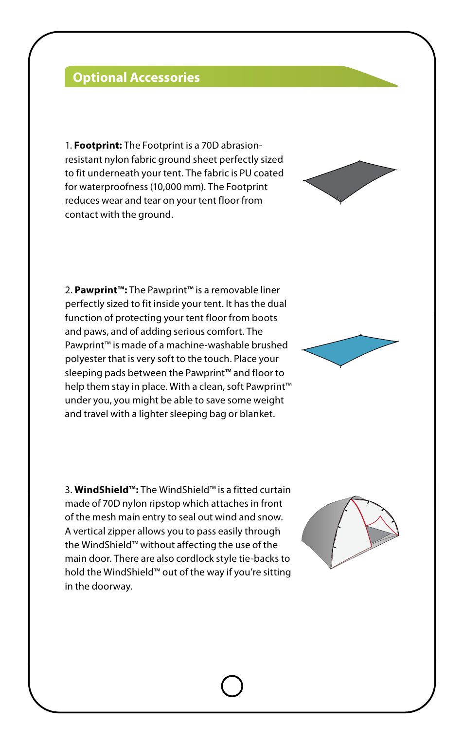 Optional accessories | NEMO Equipment AND User Manual | Page 4 / 9