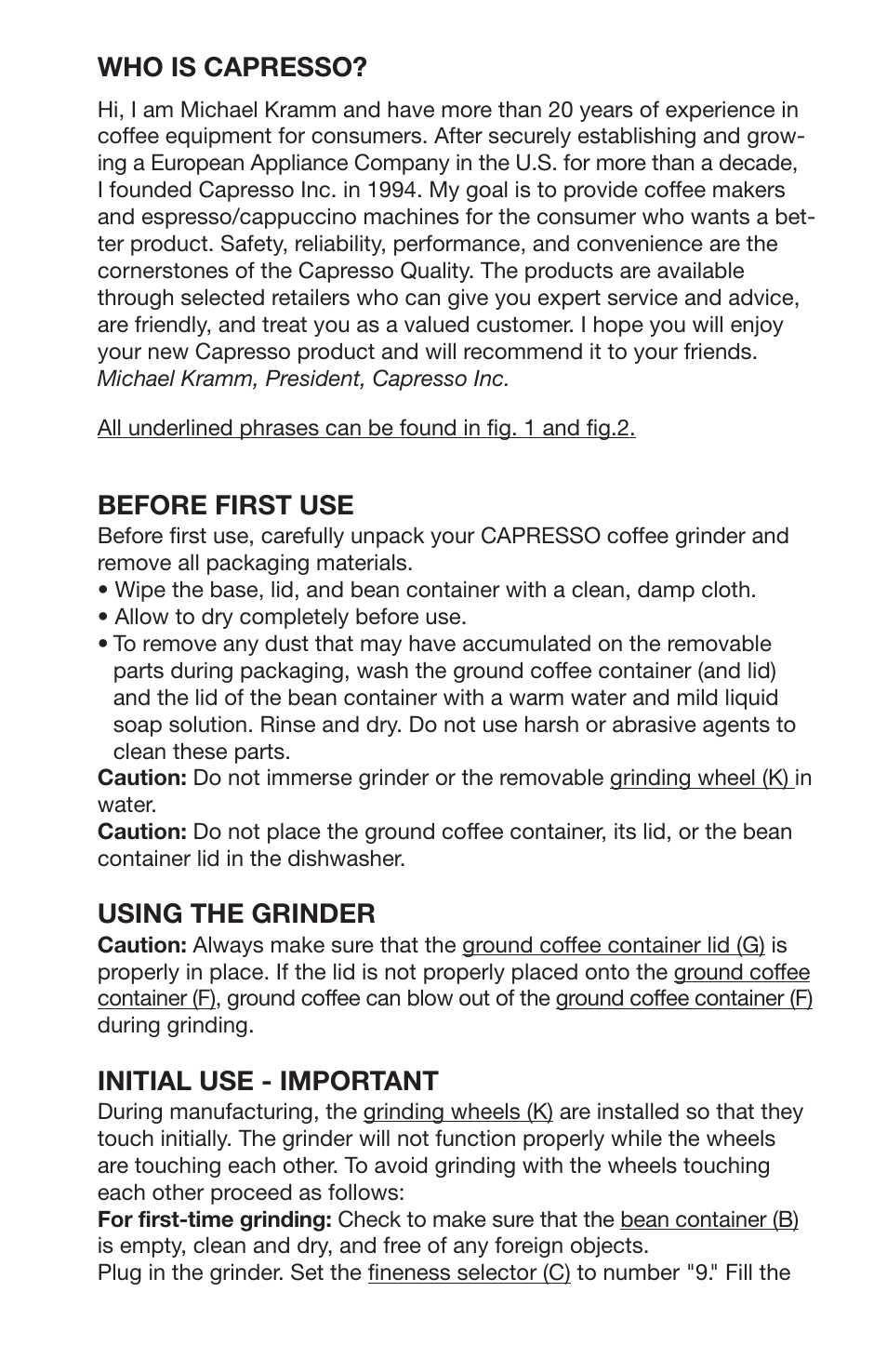 Capresso 437 User Manual | Page 4 / 7