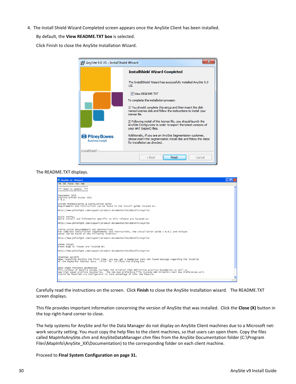 Pitney Bowes AnySite User Manual | Page 30 / 45