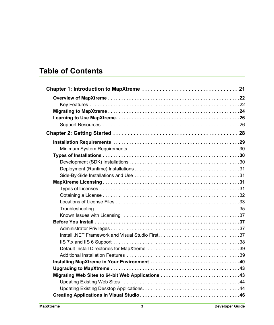 Pitney Bowes MapXtreme User Manual | Page 3 / 640