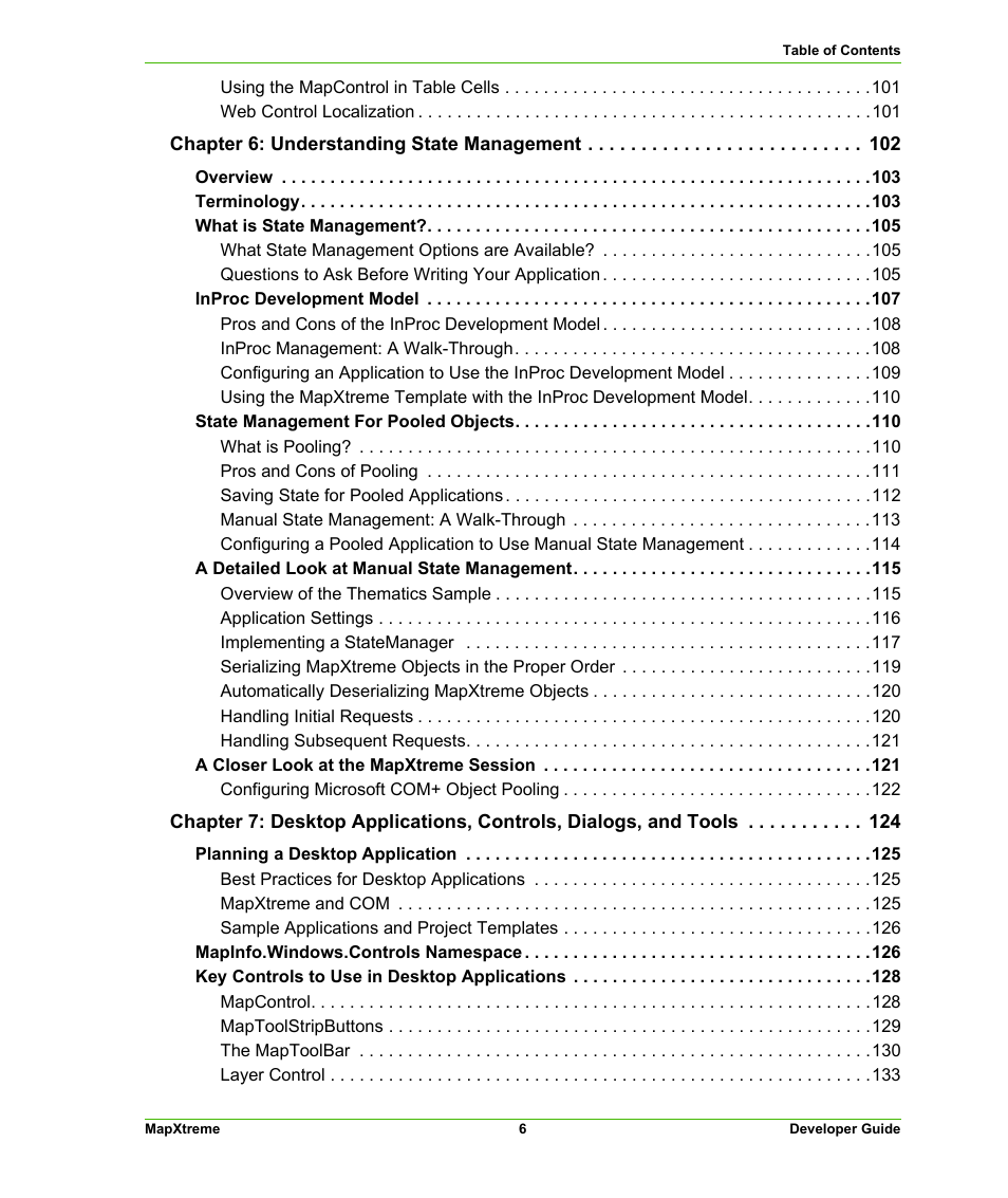 Pitney Bowes MapXtreme User Manual | Page 6 / 640