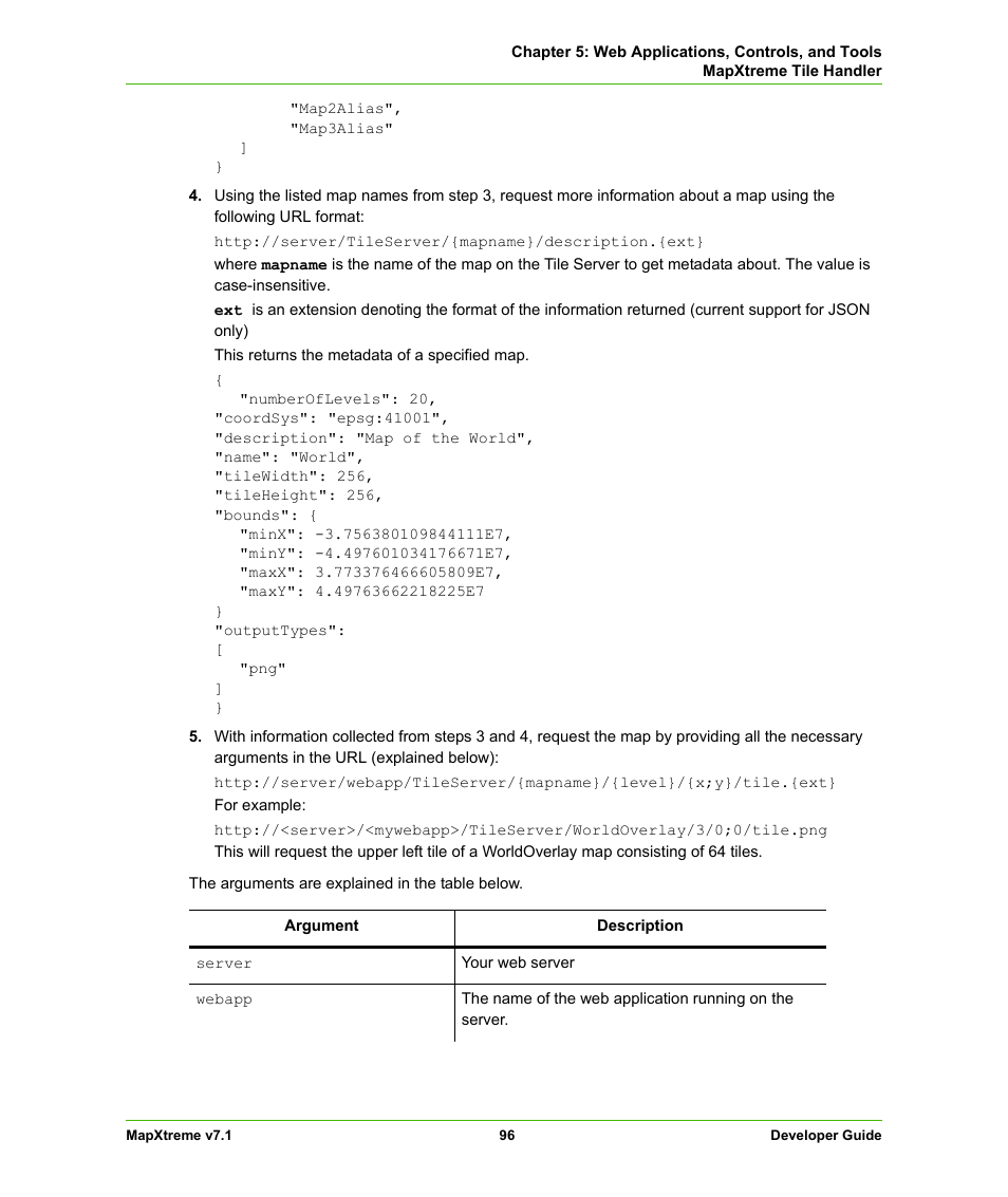 Pitney Bowes MapXtreme User Manual | Page 96 / 640