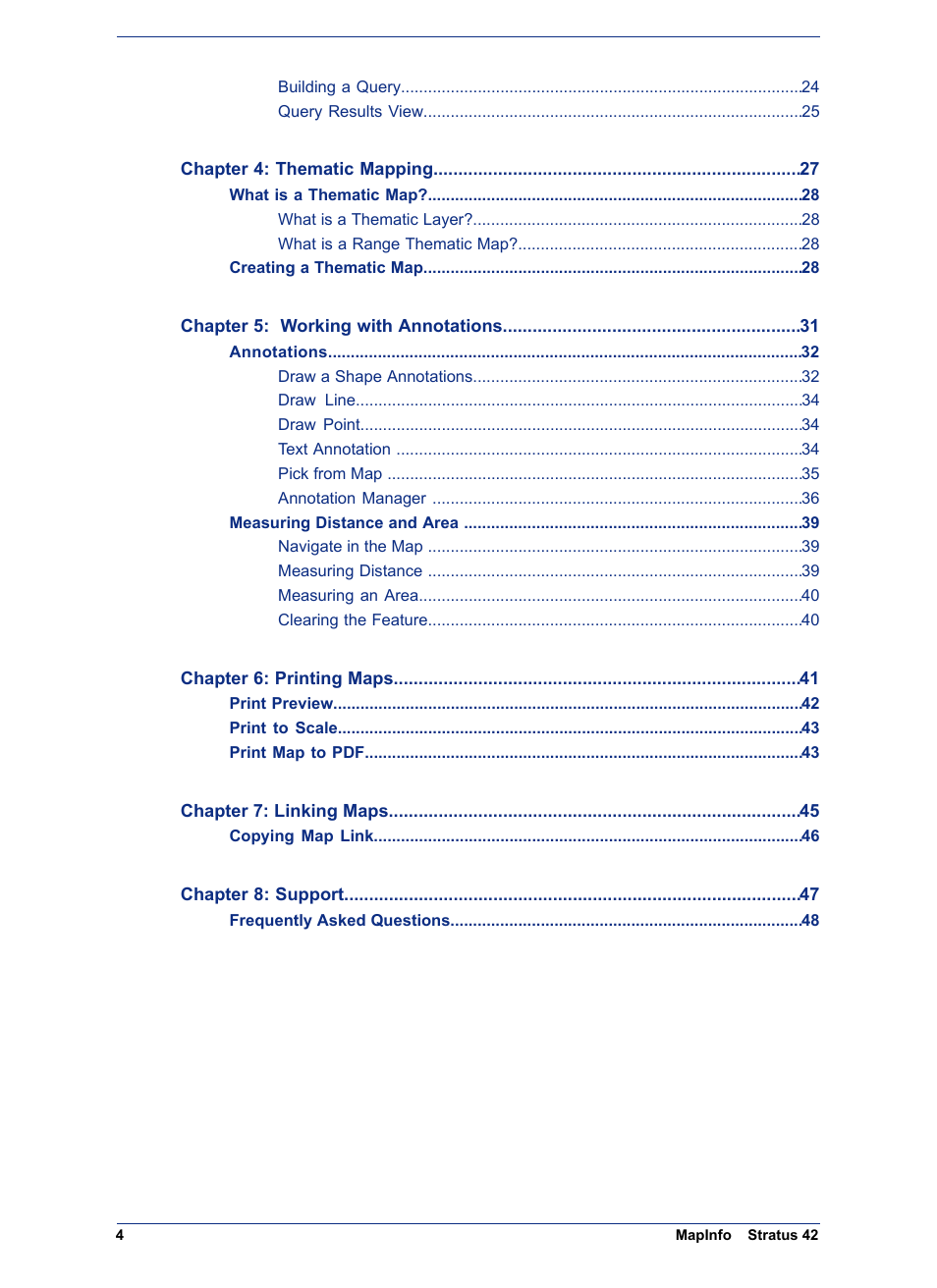 Pitney Bowes MapInfo Stratus User Manual | Page 4 / 48