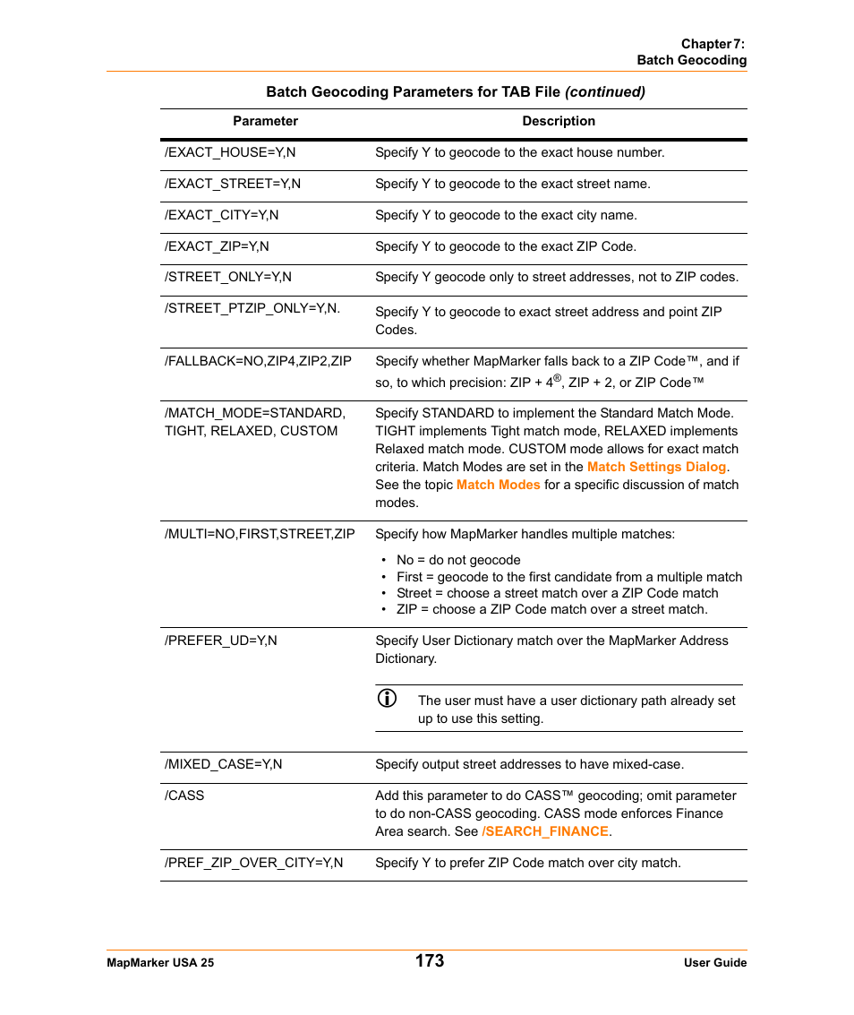 Pitney Bowes MapMarker USA User Manual | Page 173 / 334