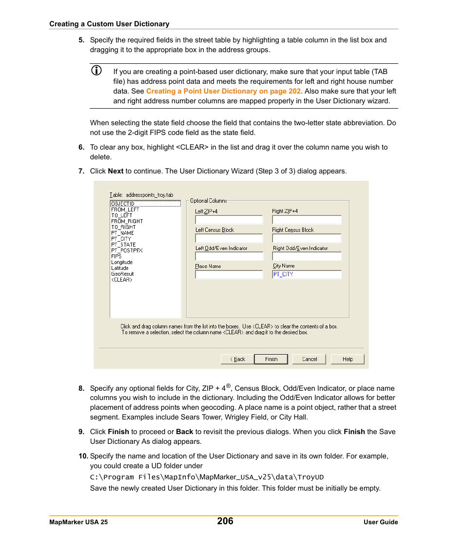 Pitney Bowes MapMarker USA User Manual | Page 206 / 334