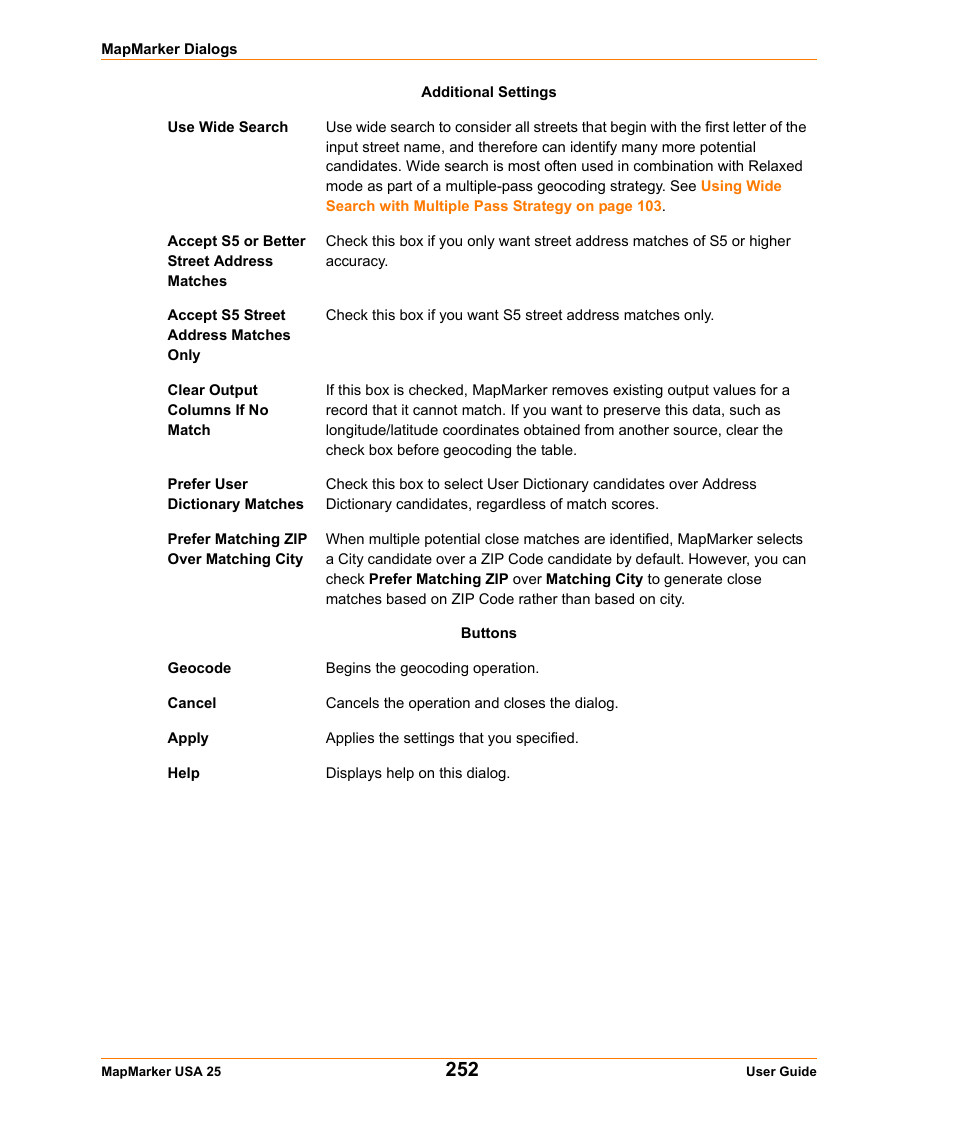 Pitney Bowes MapMarker USA User Manual | Page 252 / 334