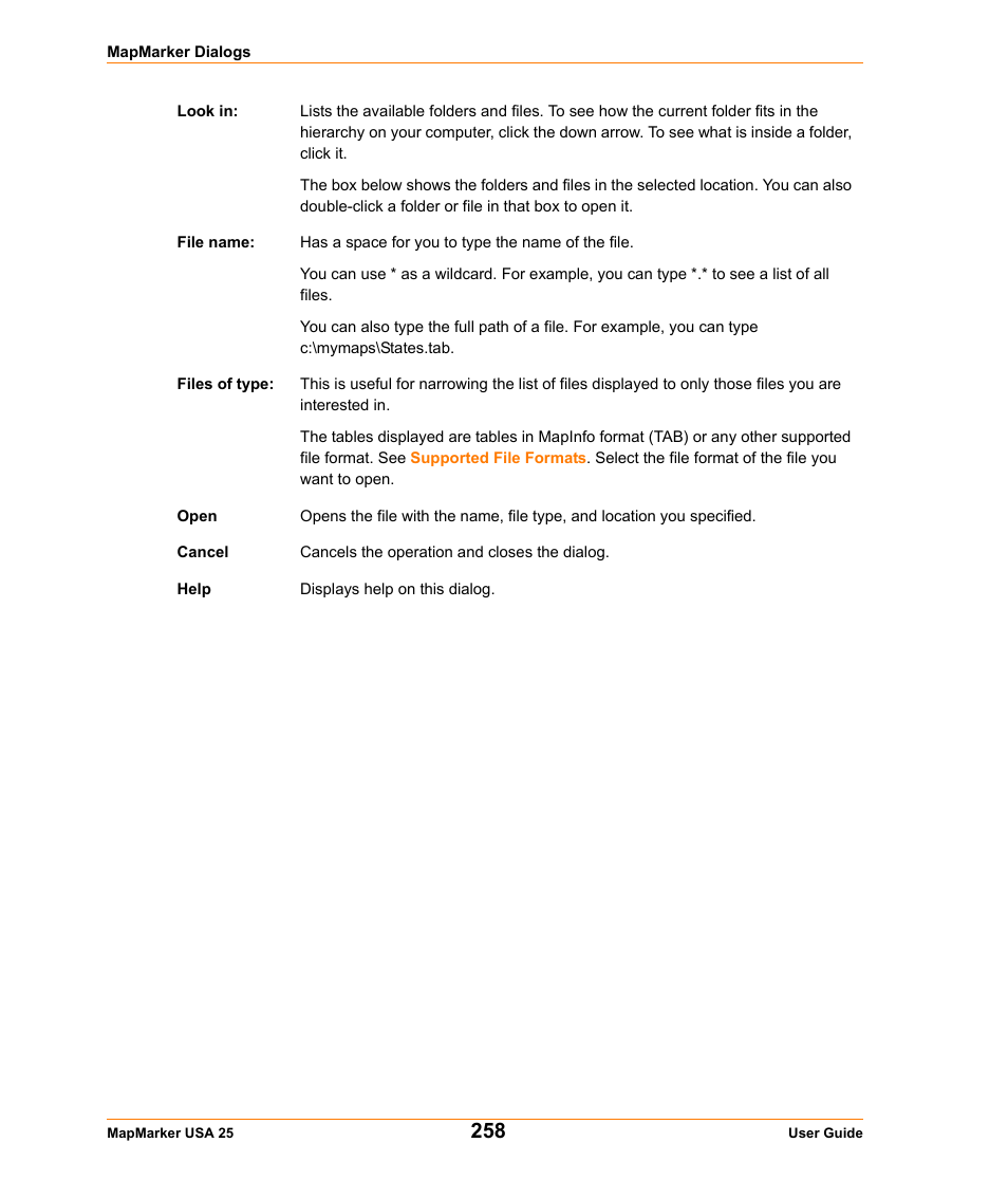 Pitney Bowes MapMarker USA User Manual | Page 258 / 334
