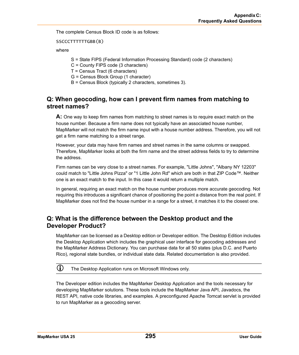 Pitney Bowes MapMarker USA User Manual | Page 295 / 334