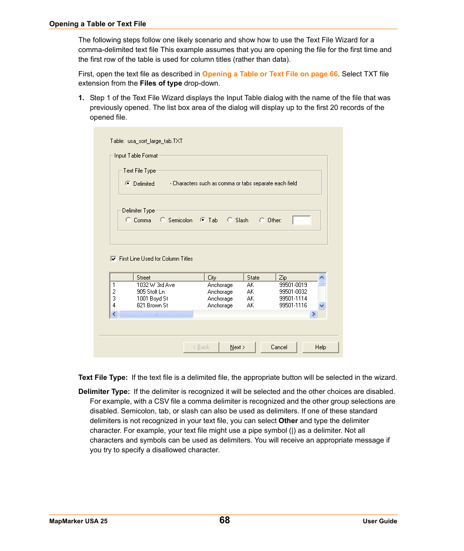 Pitney Bowes MapMarker USA User Manual | Page 68 / 334