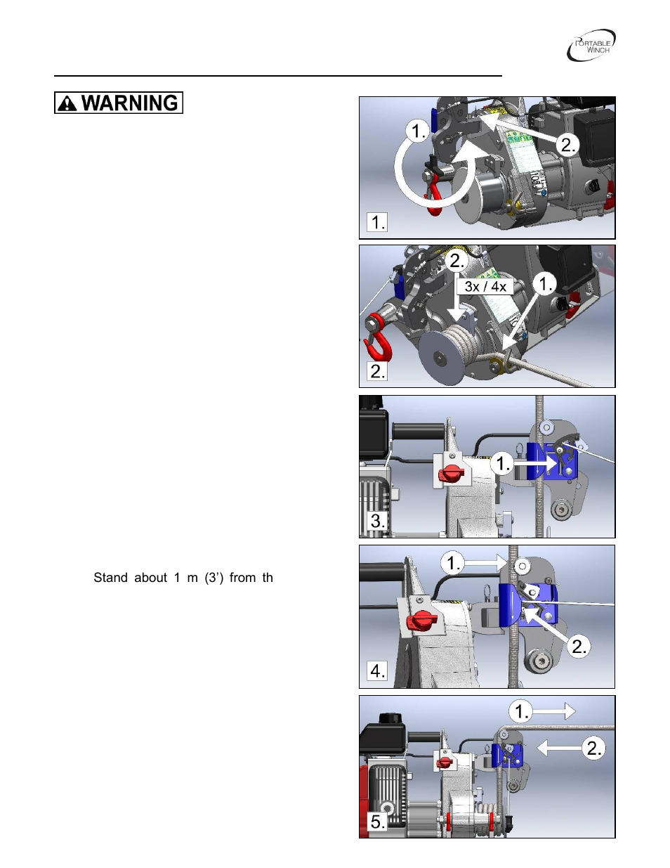 Portable Winch Gas-powered pulling/lifting winch PCH1000 User Manual | Page 23 / 44