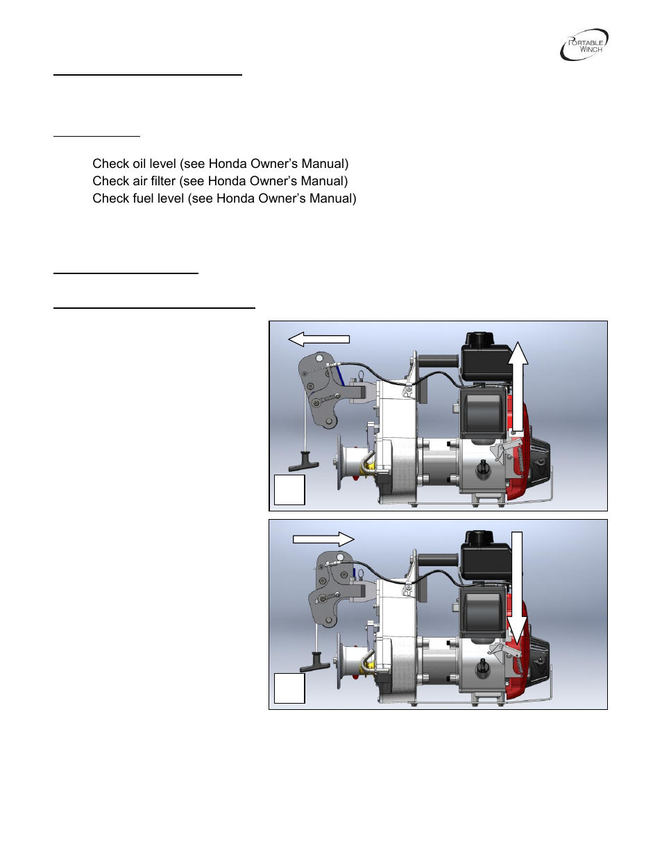 Portable Winch Gas-powered pulling/lifting winch PCH1000 User Manual | Page 35 / 44