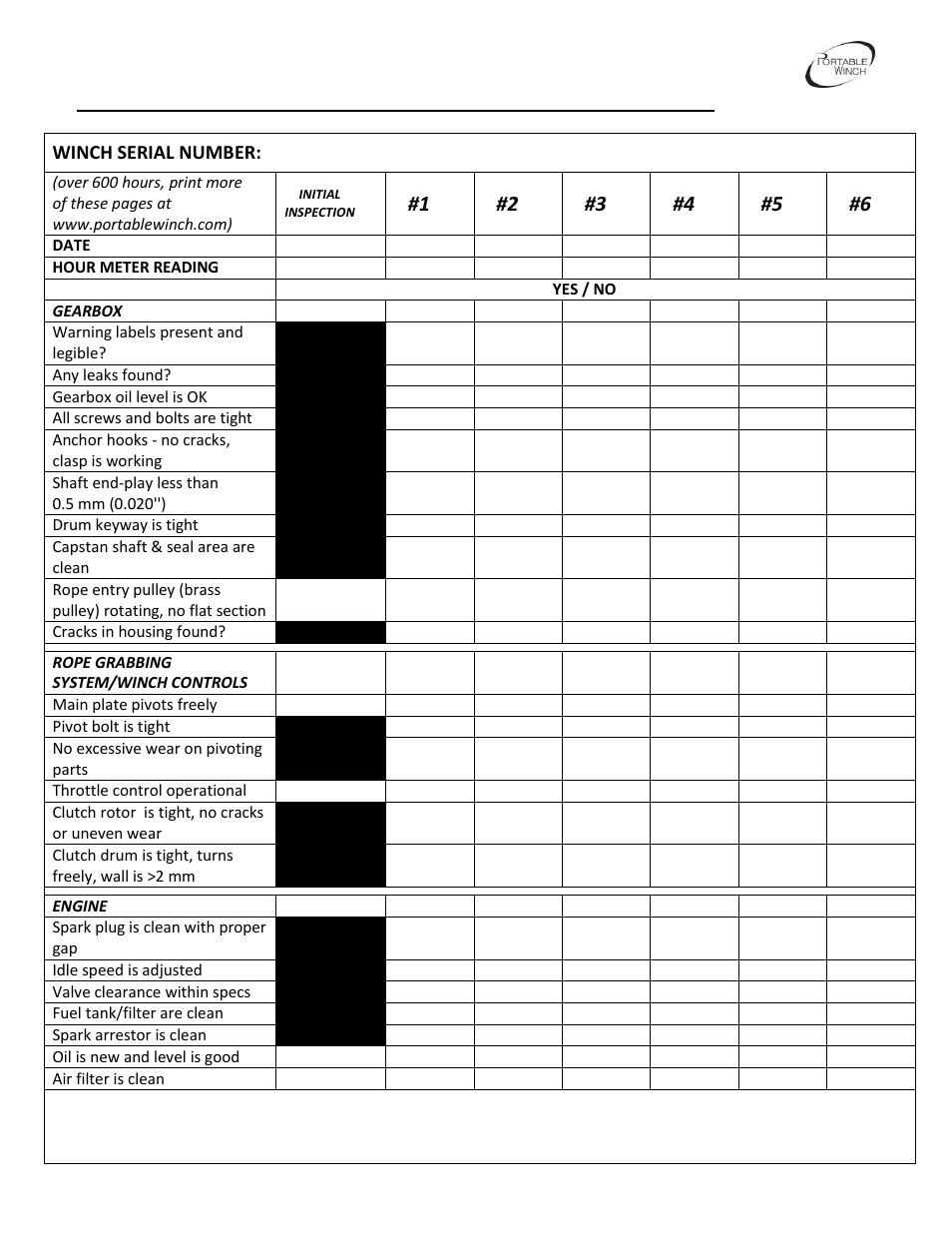 Portable Winch Gas-powered pulling/lifting winch PCH1000 User Manual | Page 41 / 44