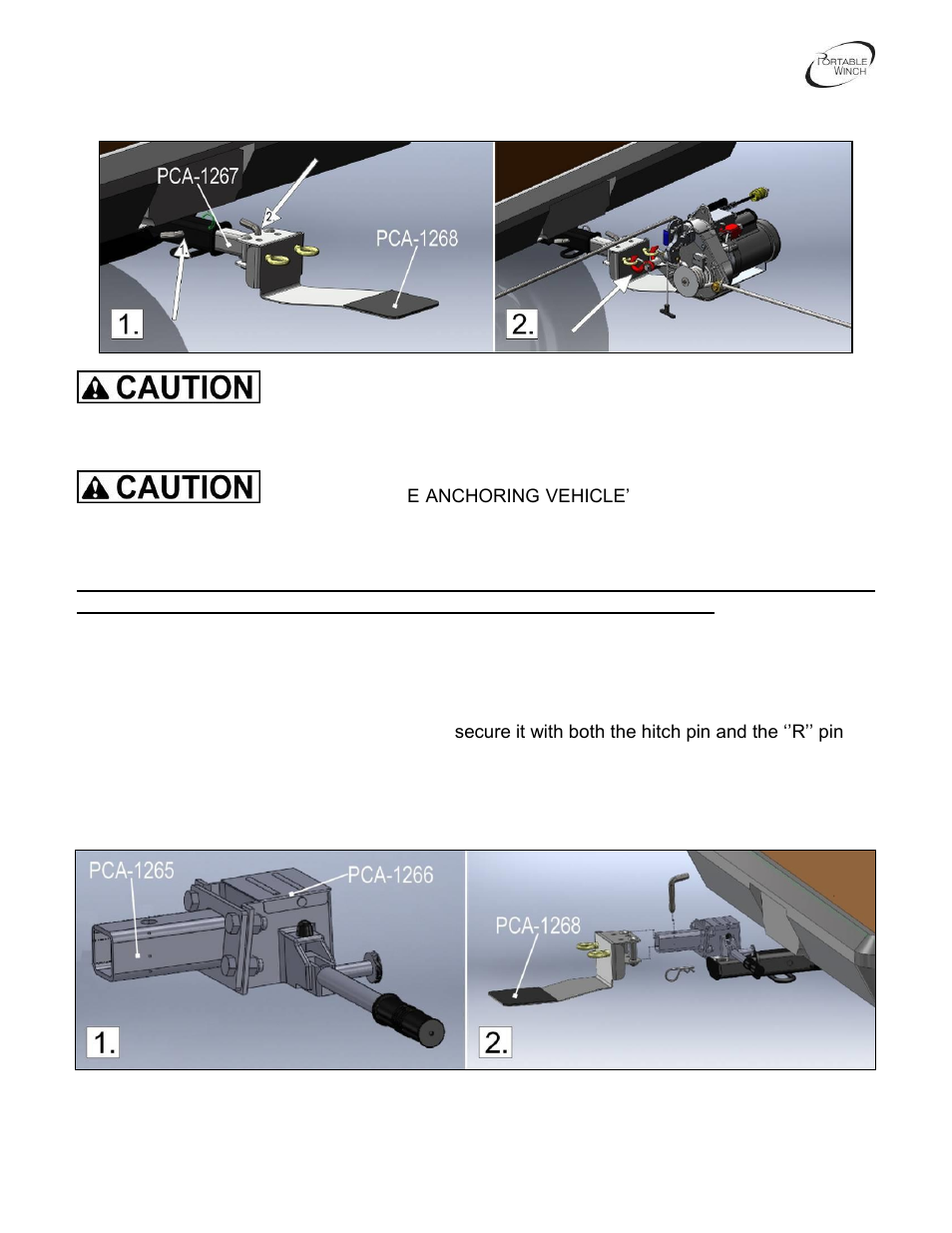 Portable Winch AC Electric pulling/lifting winch PCT1800-60Hz-P User Manual | Page 12 / 33