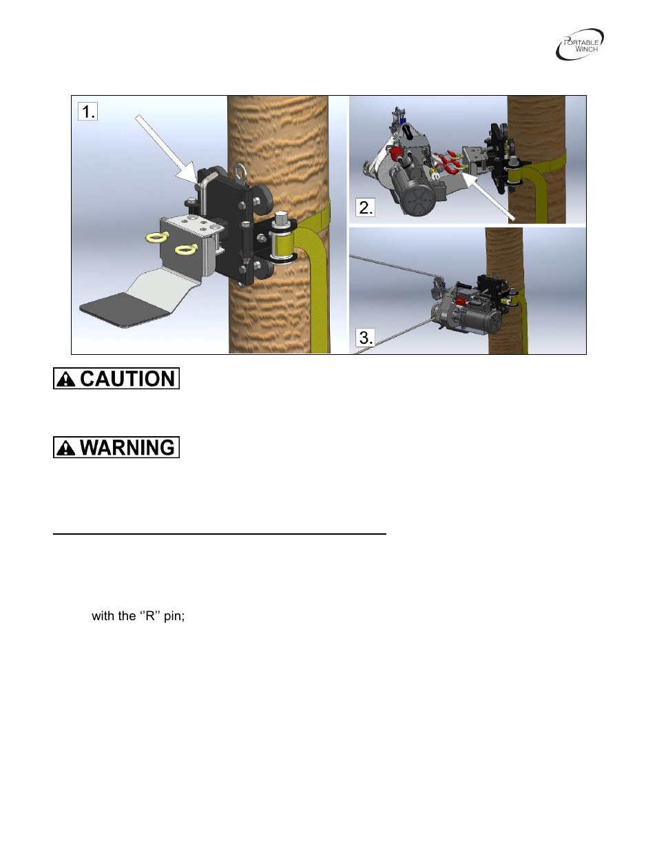 Portable Winch AC Electric pulling/lifting winch PCT1800-60Hz-P User Manual | Page 14 / 33