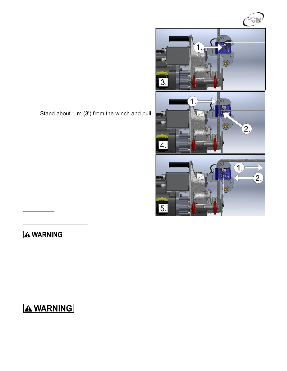 Portable Winch AC Electric pulling/lifting winch PCT1800-60Hz-P User Manual | Page 19 / 33