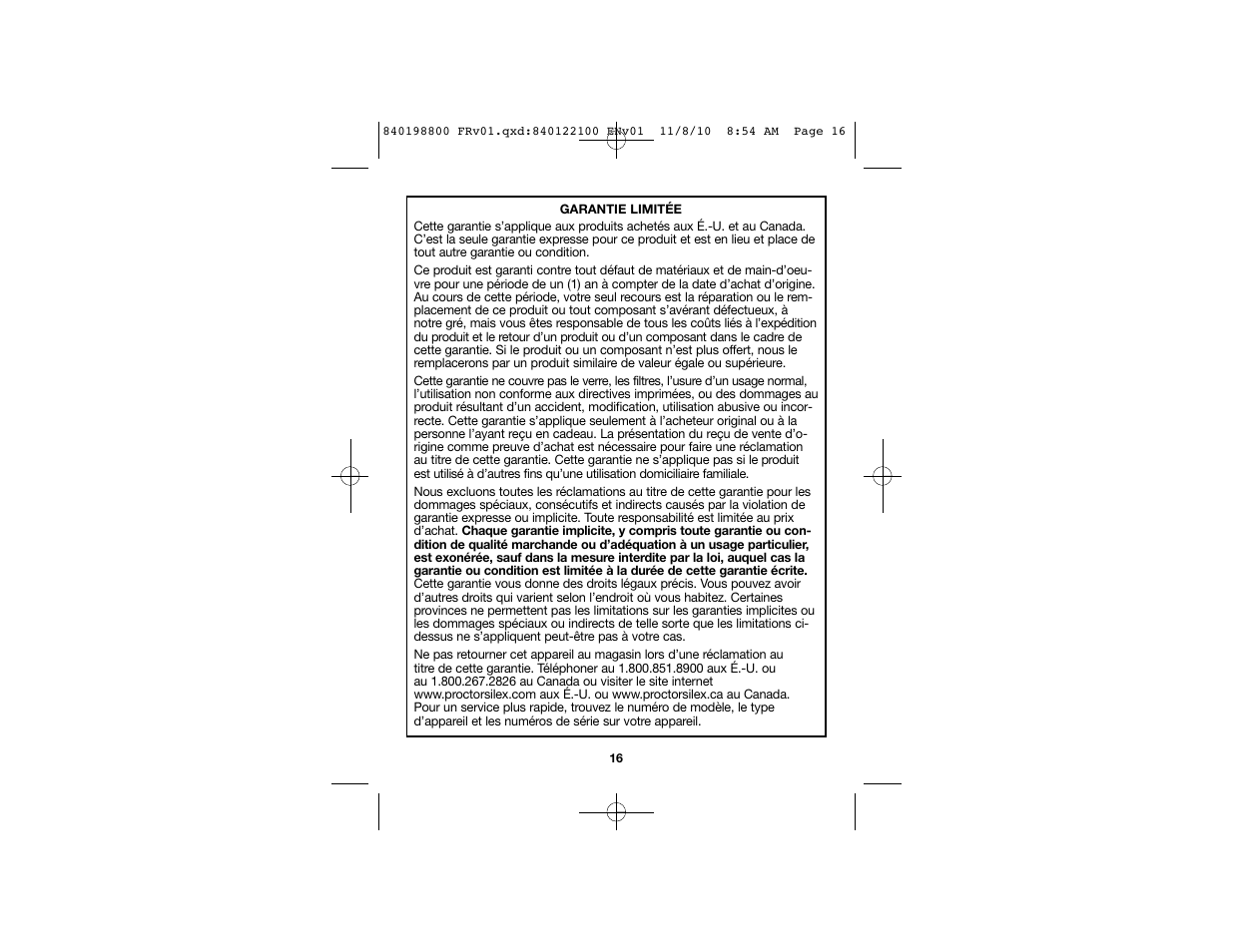 Proctor-Silex 32 Oz. Electric Hot Pot-45805 User Manual | Page 10 / 17