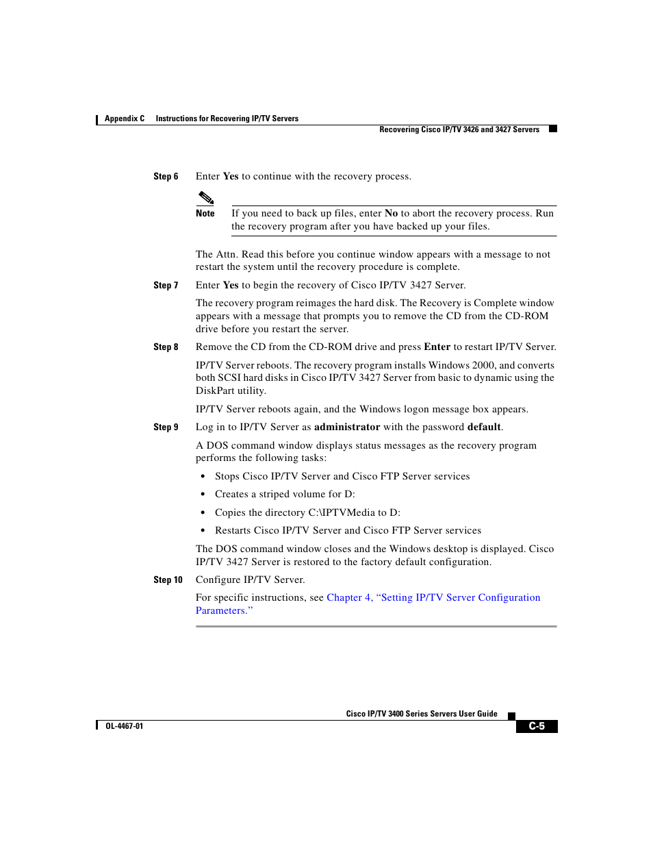 Cisco IP/TV 3400 Series User Manual | Page 117 / 126