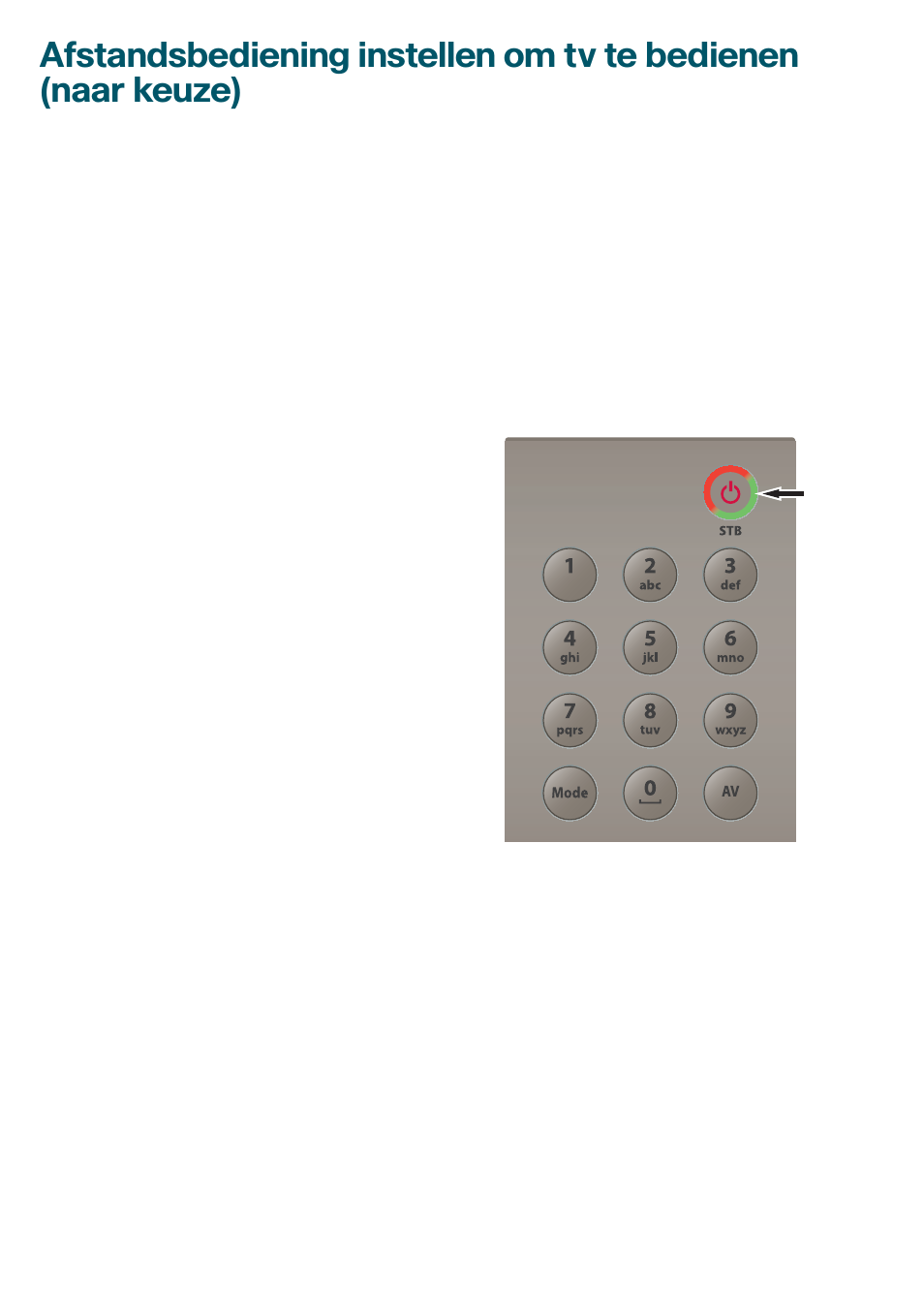 Directe programmamethode | Cisco 8485DVB User Manual | Page 13 / 44