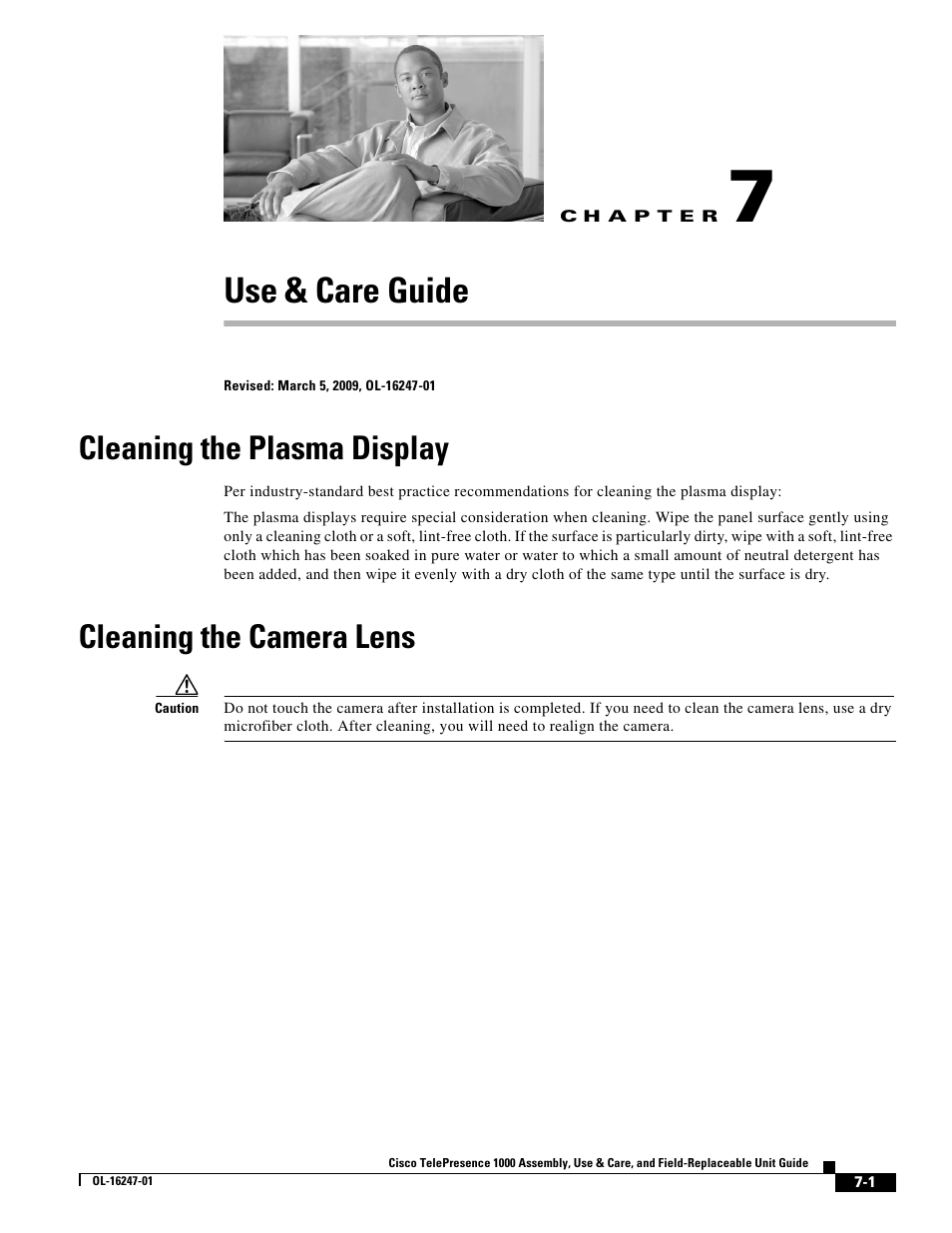 Cisco TELEPRESENCE 1000 User Manual | 2 pages