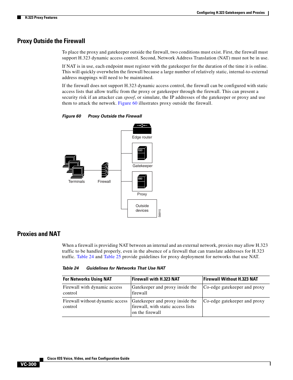 Proxy outside the firewall, Proxies and nat | Cisco H.323 VC-289 User Manual | Page 12 / 76