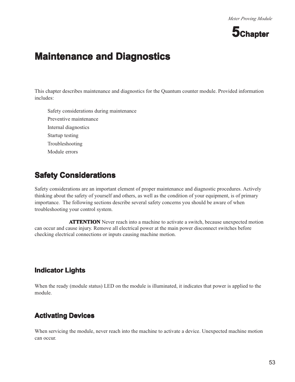 Maintenance and diagnostics | Spectrum Controls 140 MPM 204 00sc User Manual | Page 51 / 66