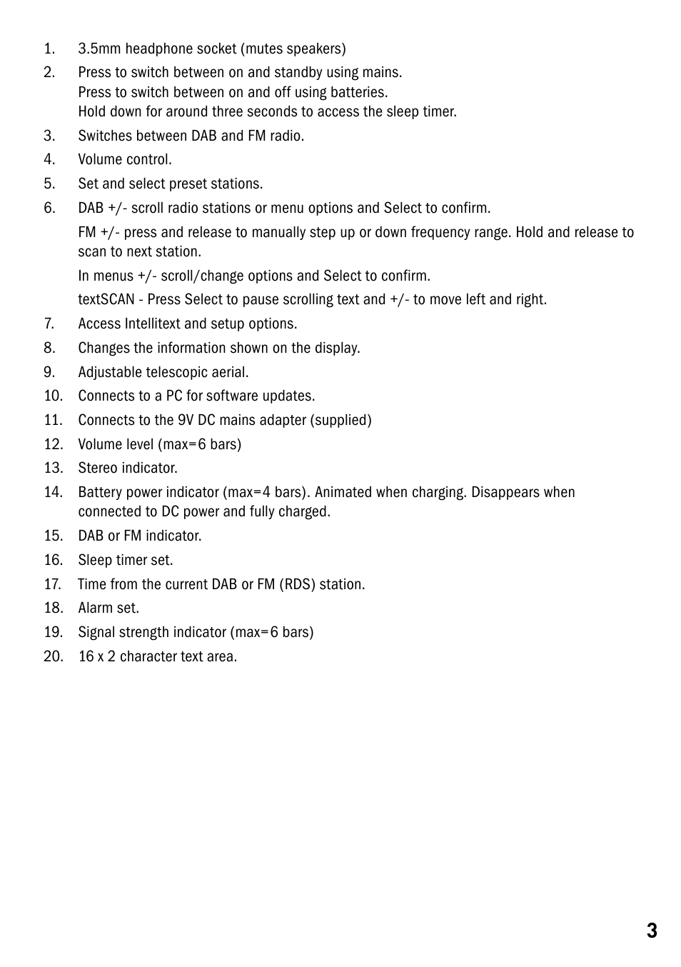 Pure Elan DX40 User Manual | Page 5 / 14