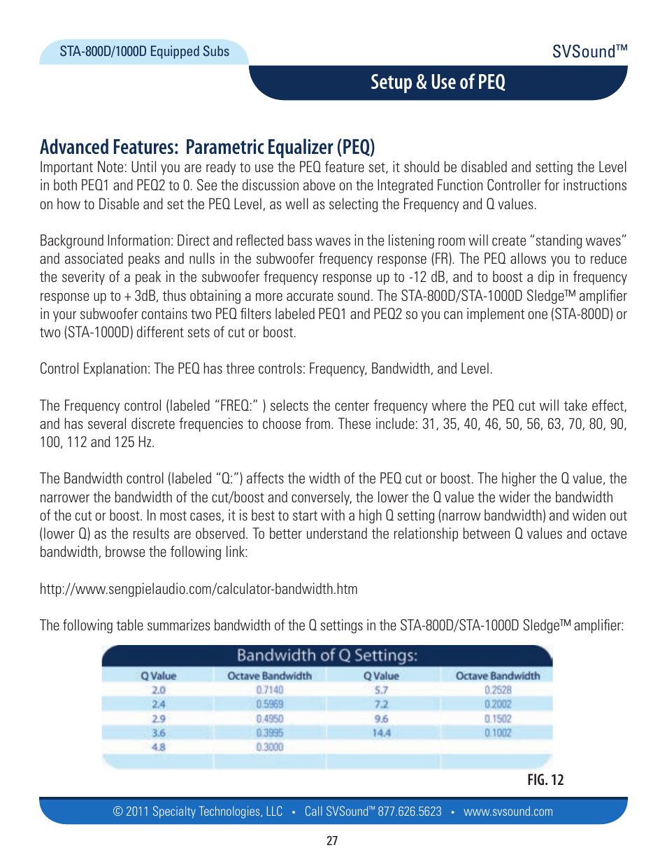 Svsound | SVS PB12-Plus User Manual | Page 27 / 34