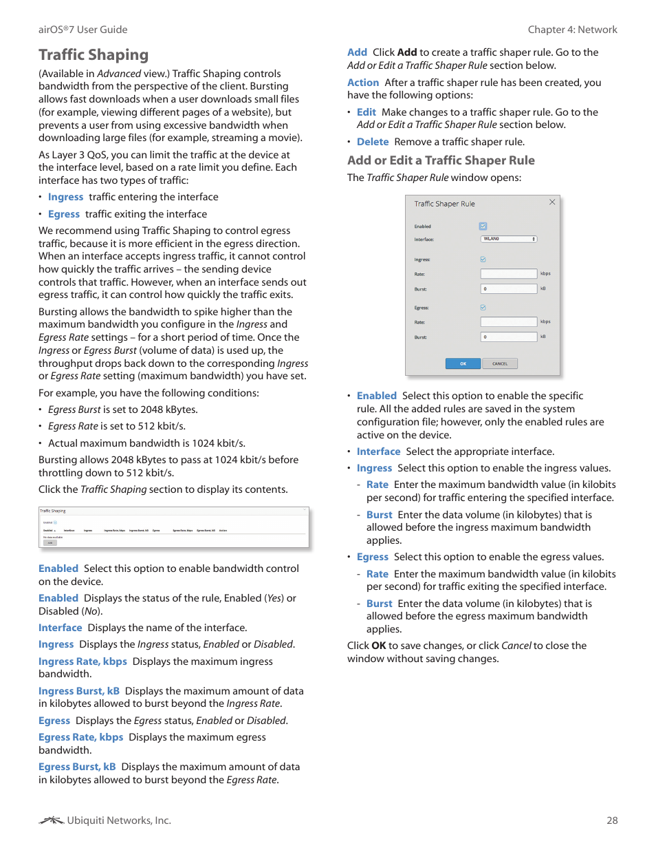 Traffic shaping | Ubiquiti Networks Rockeac User Manual | Page 31 / 45